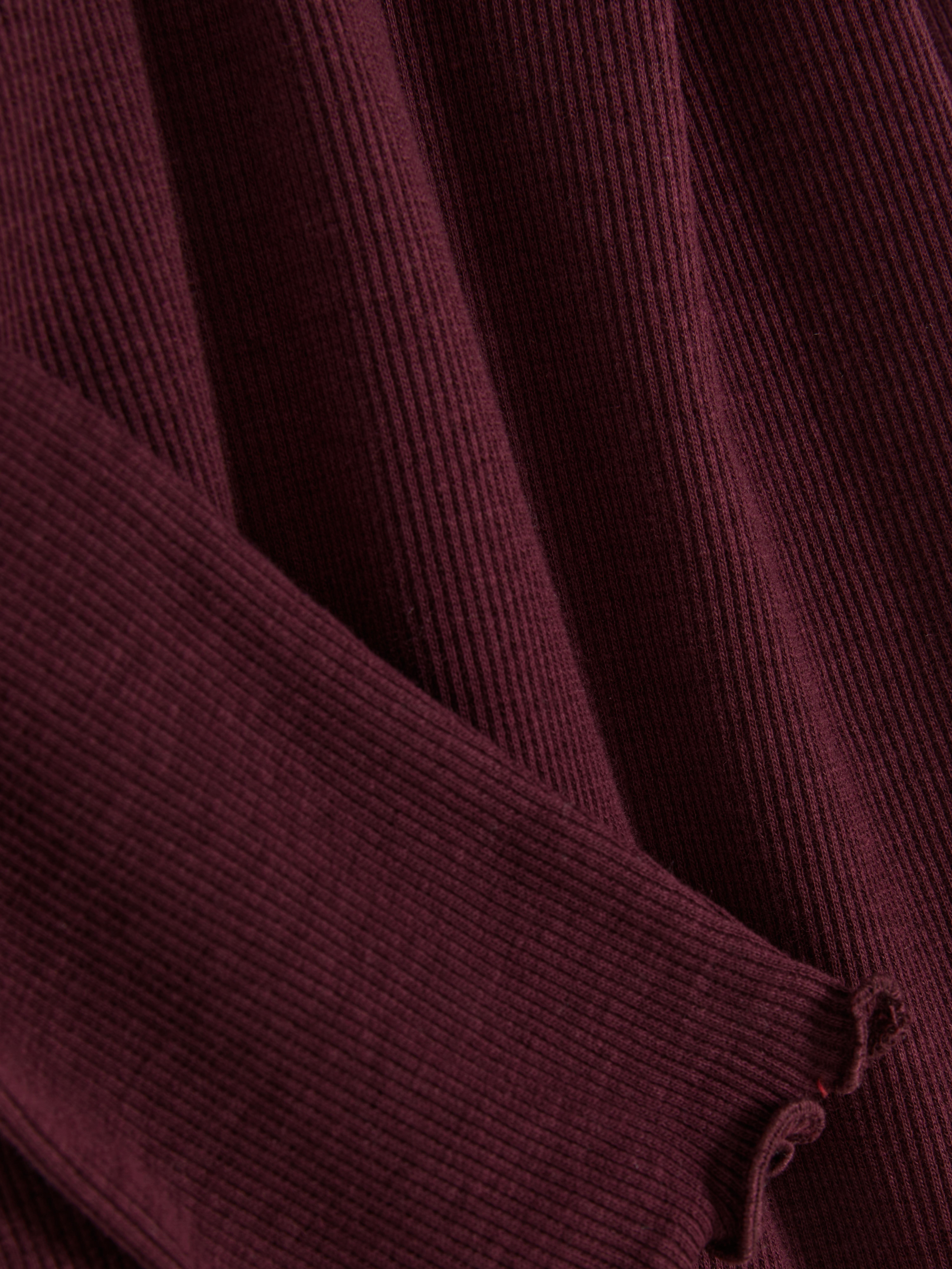1,5–8 Jahre | Geripptes T-Shirt mit gekräuseltem Saum