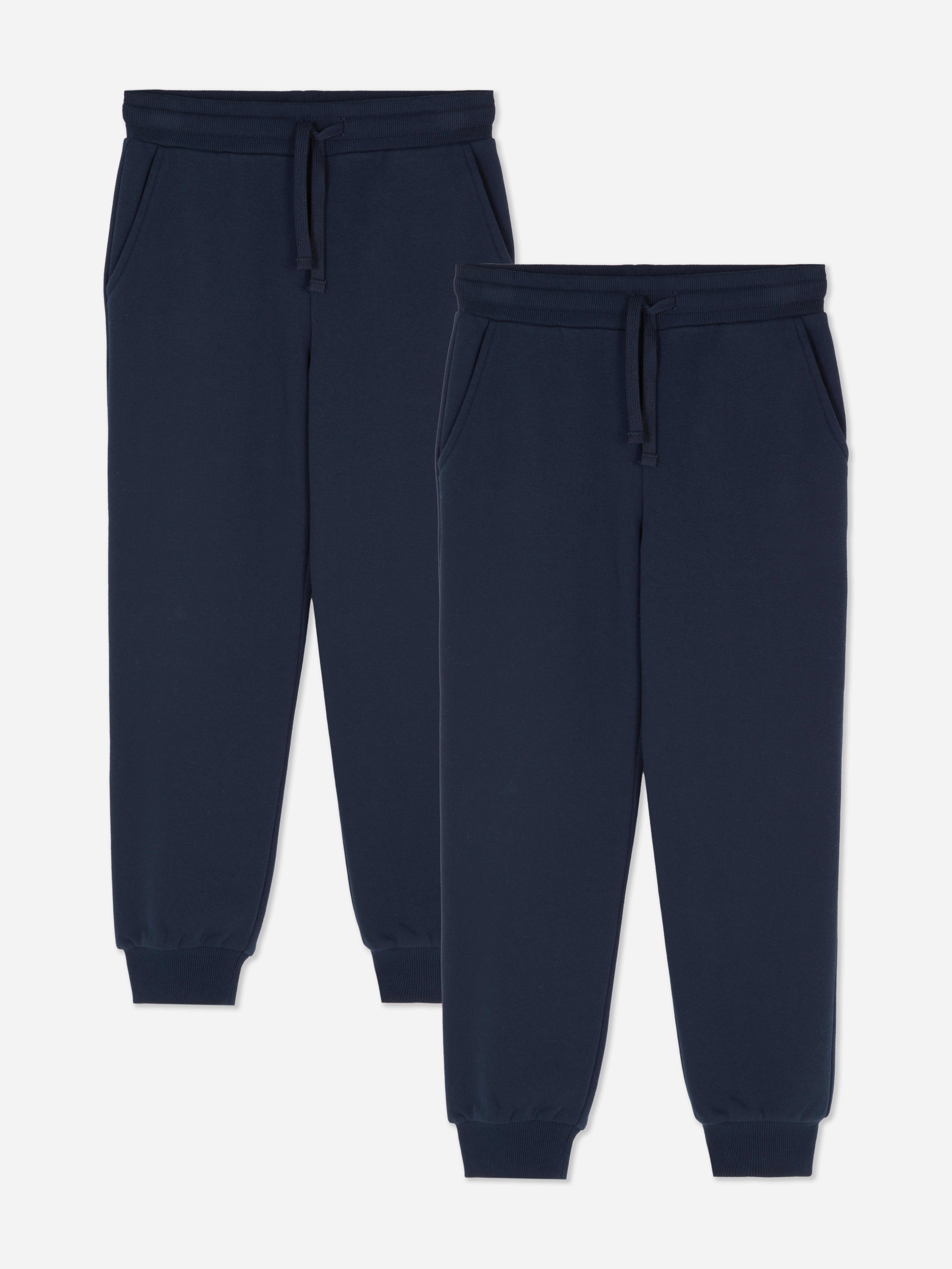 2pk Older Kids’ Cuffed Joggers