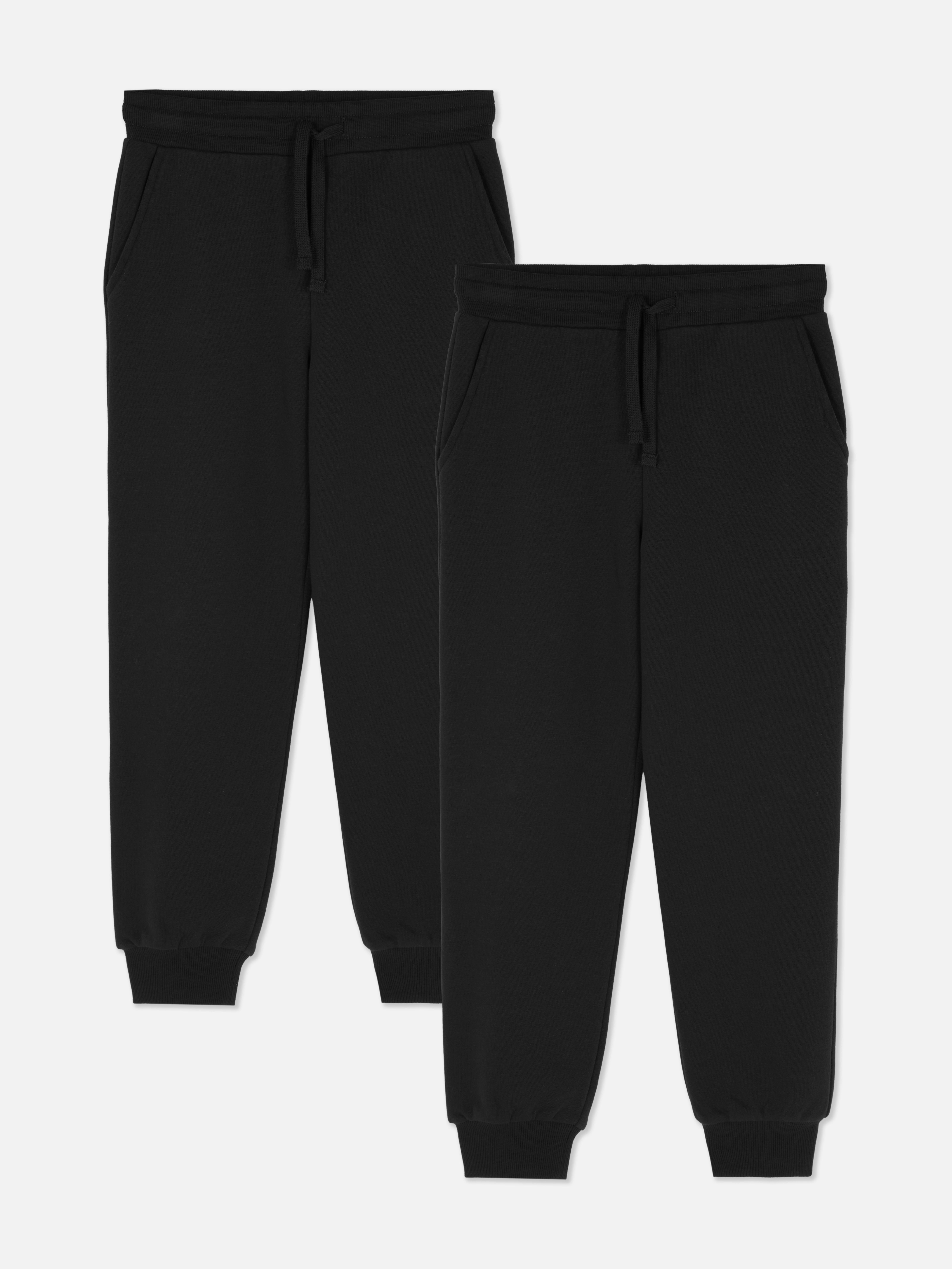 2pk Older Kids’ Cuffed Joggers