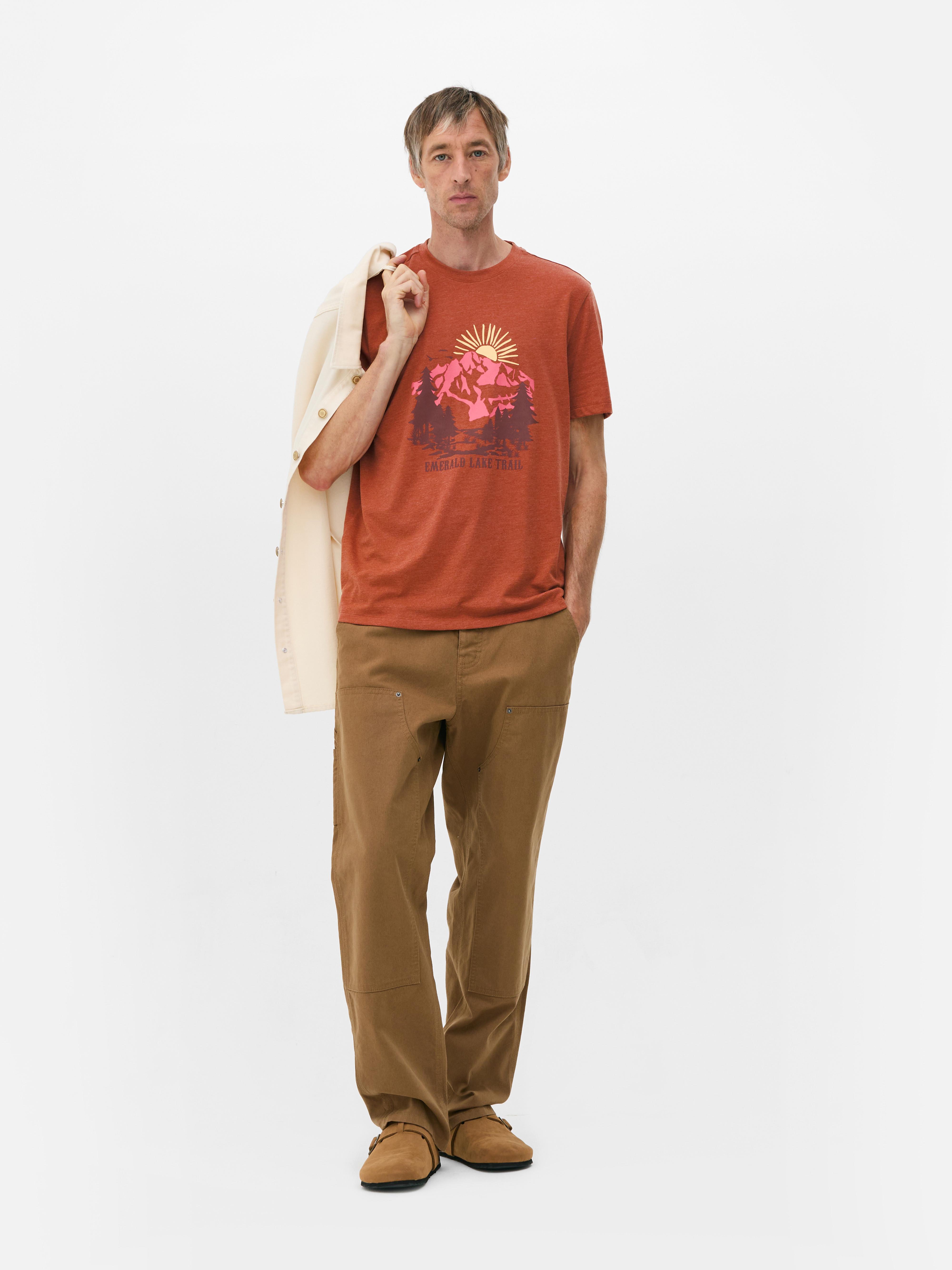 T-Shirt mit „Emerald Lake Trail“-Grafik
