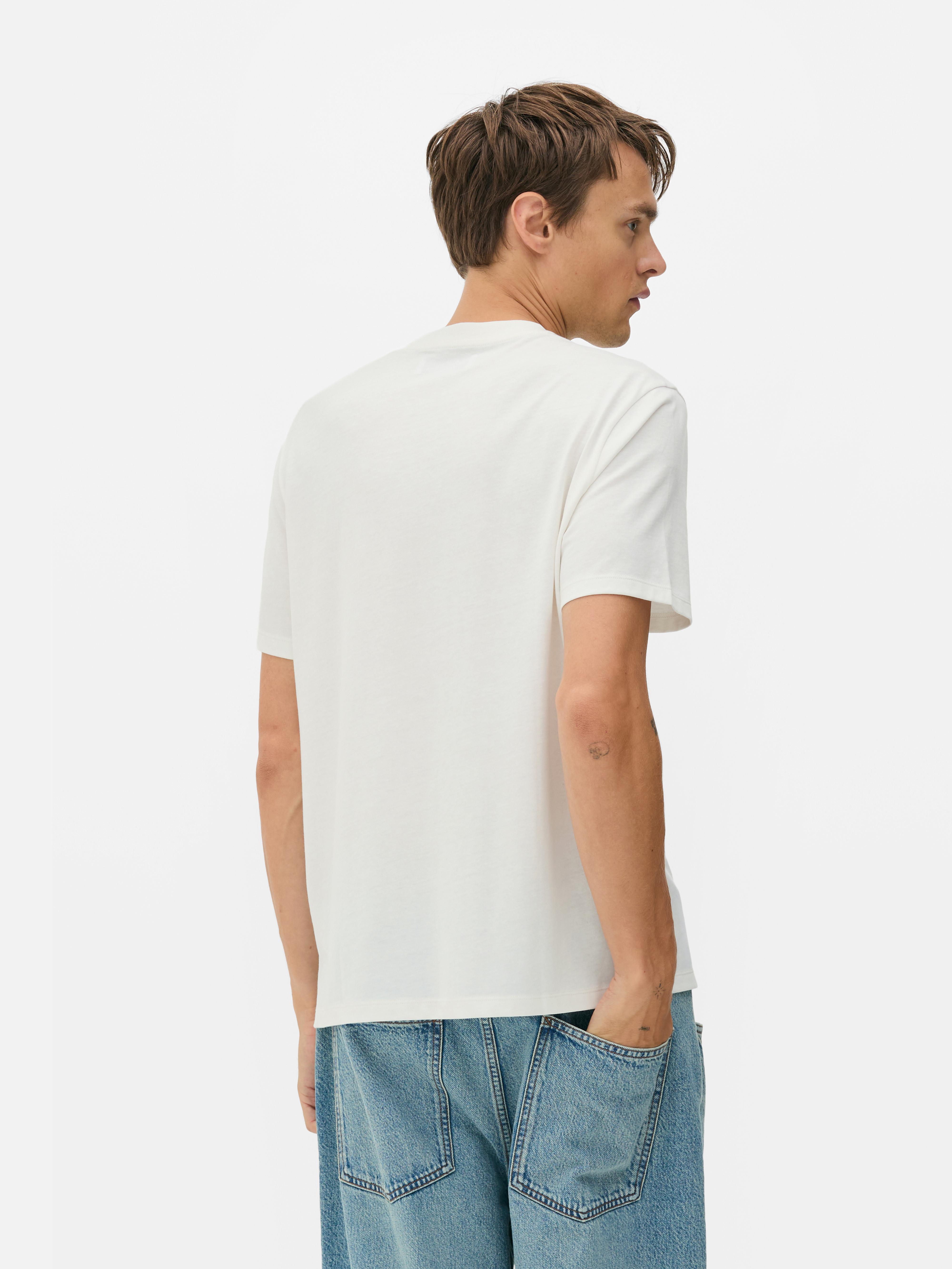 Akvarell stílusú, virágmintás, rövid ujjú póló