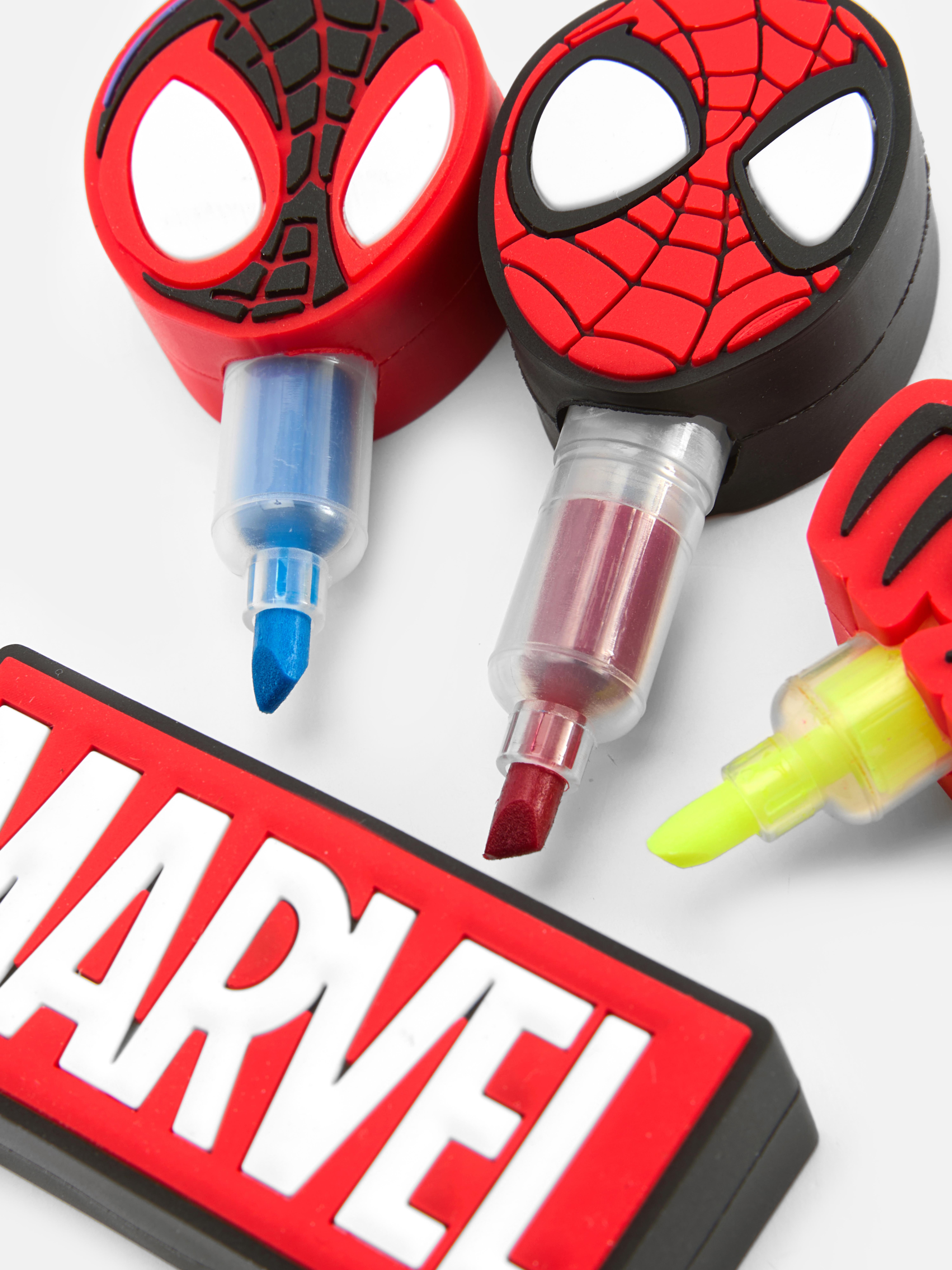 Lot de 3 surligneurs empilables MARVEL Spider-Man
