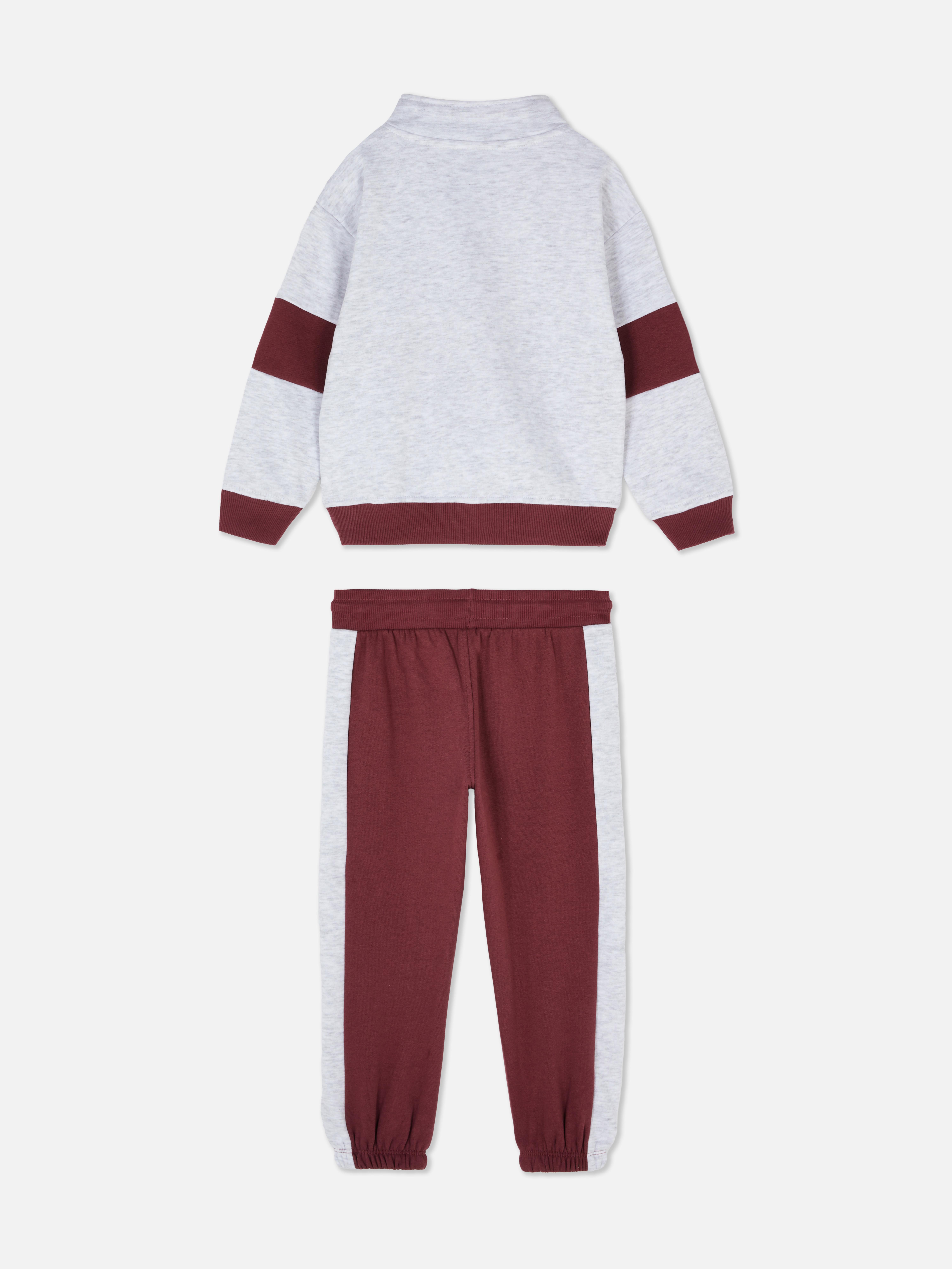 1.5-8yrs | Colour Block Sweatshirt and Joggers Set