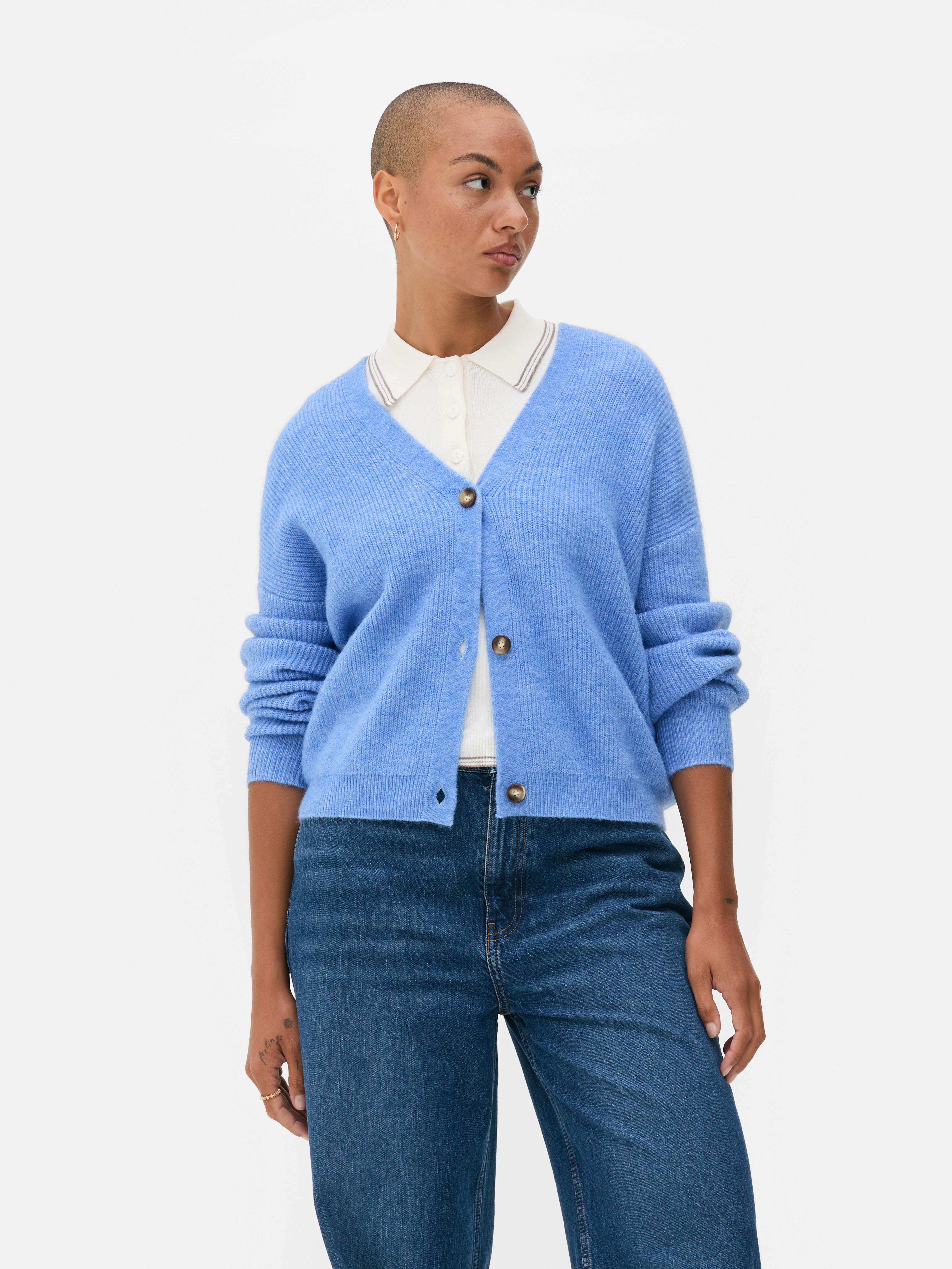Basic vest met V-hals