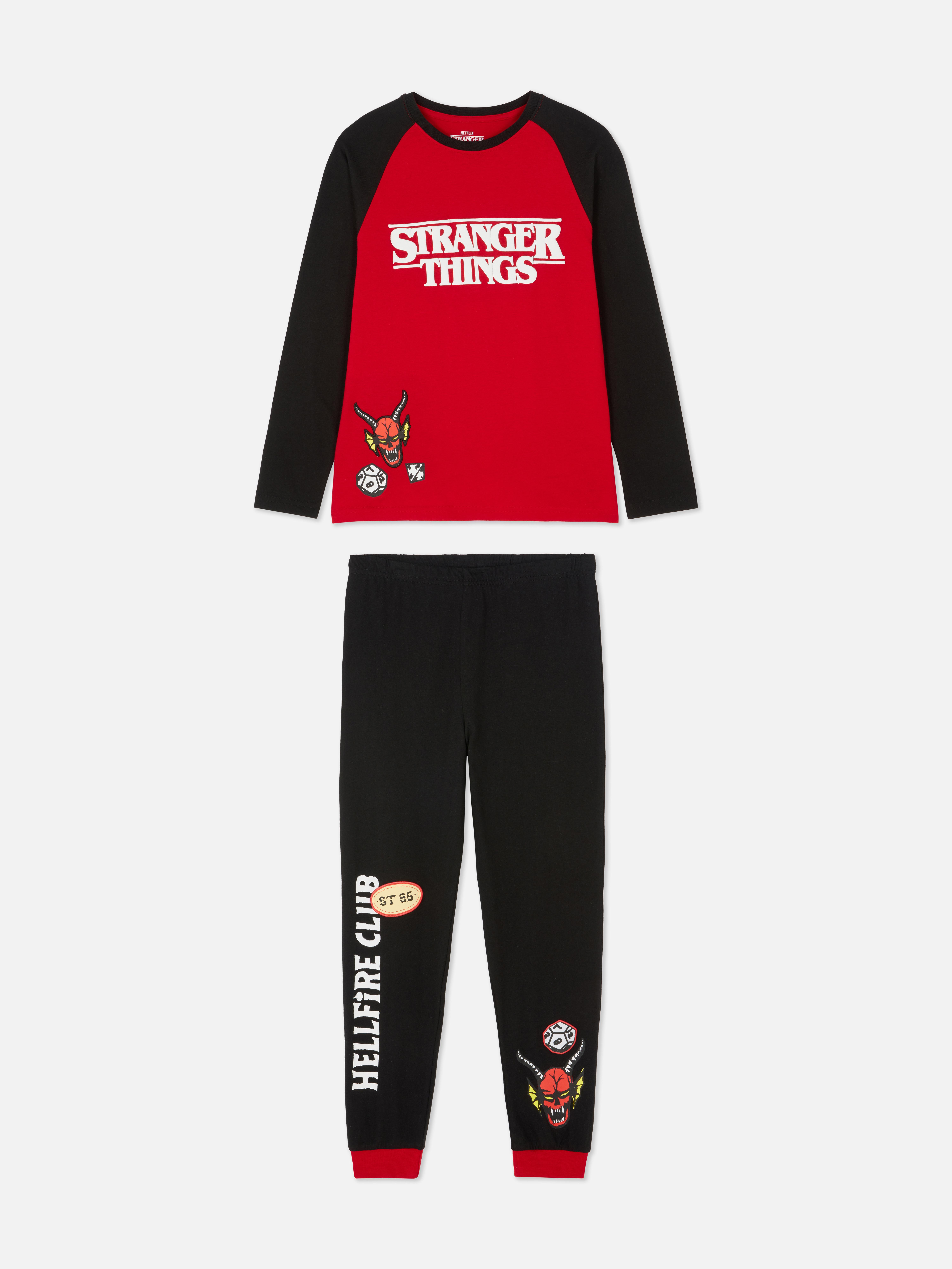 7-15yrs| Stranger Things Hellfire Club Pyjamas