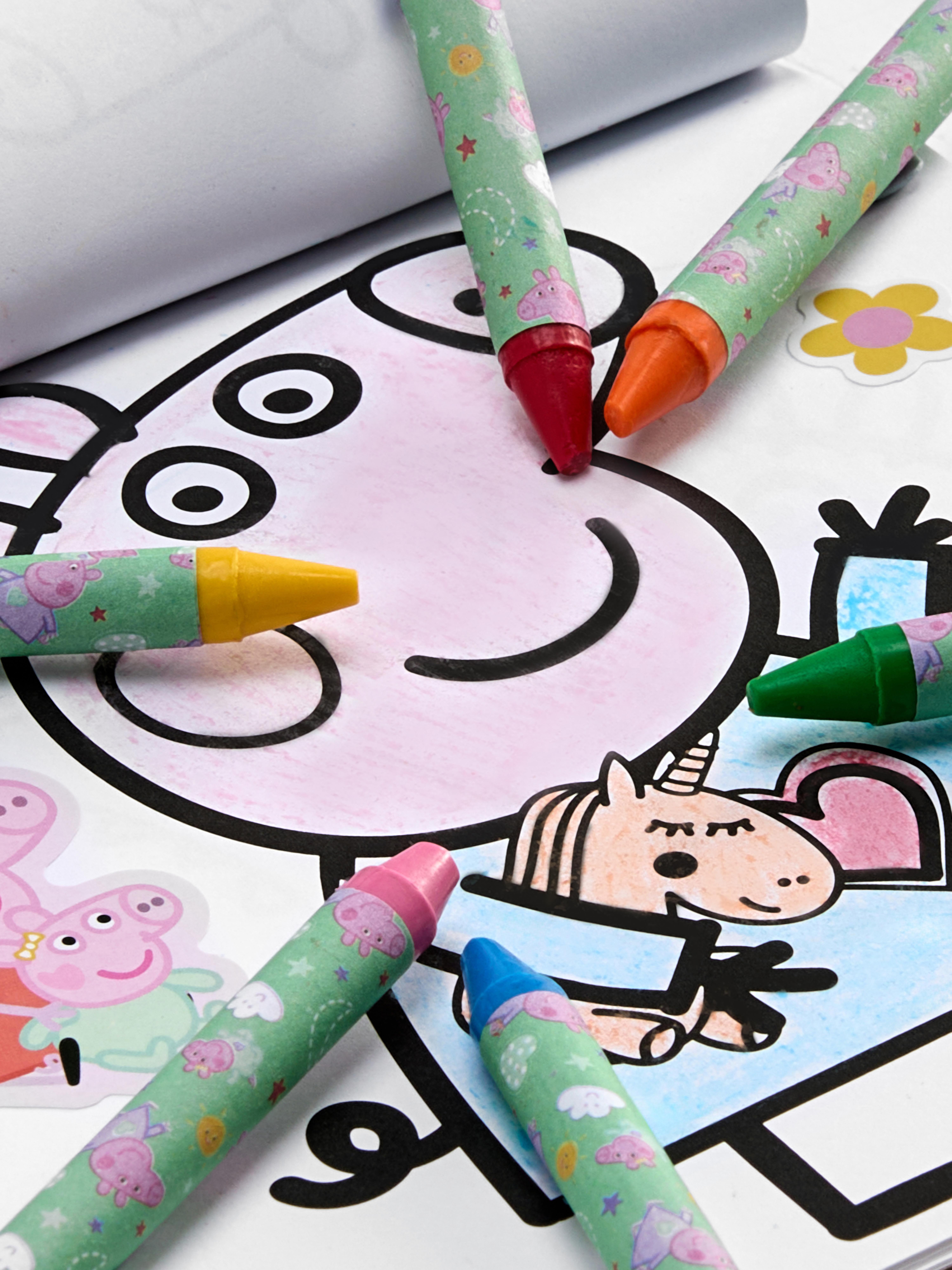 Kleurset voor onderweg Peppa Pig