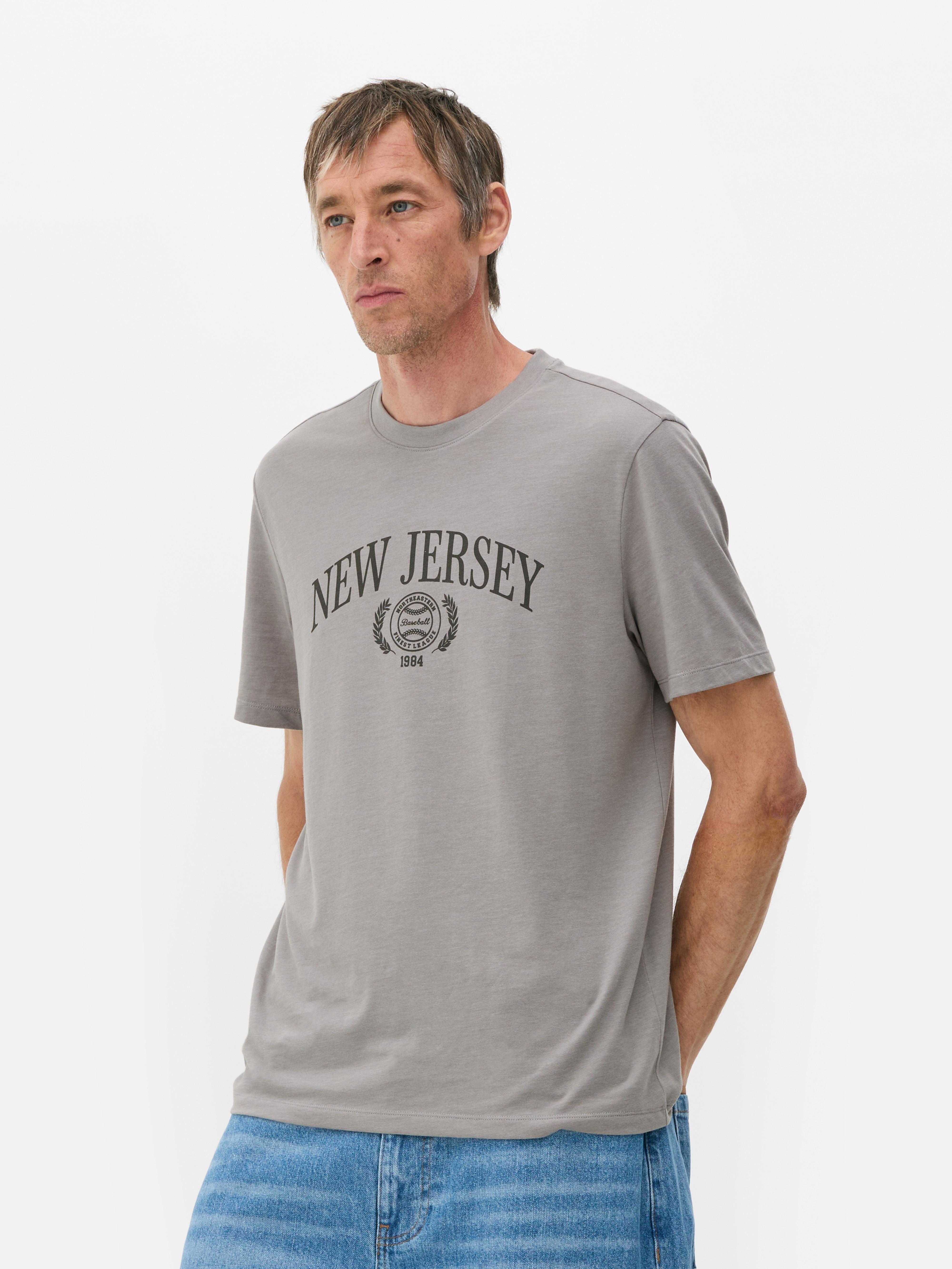 Tričko s krátkým rukávem a motivem New Jersey