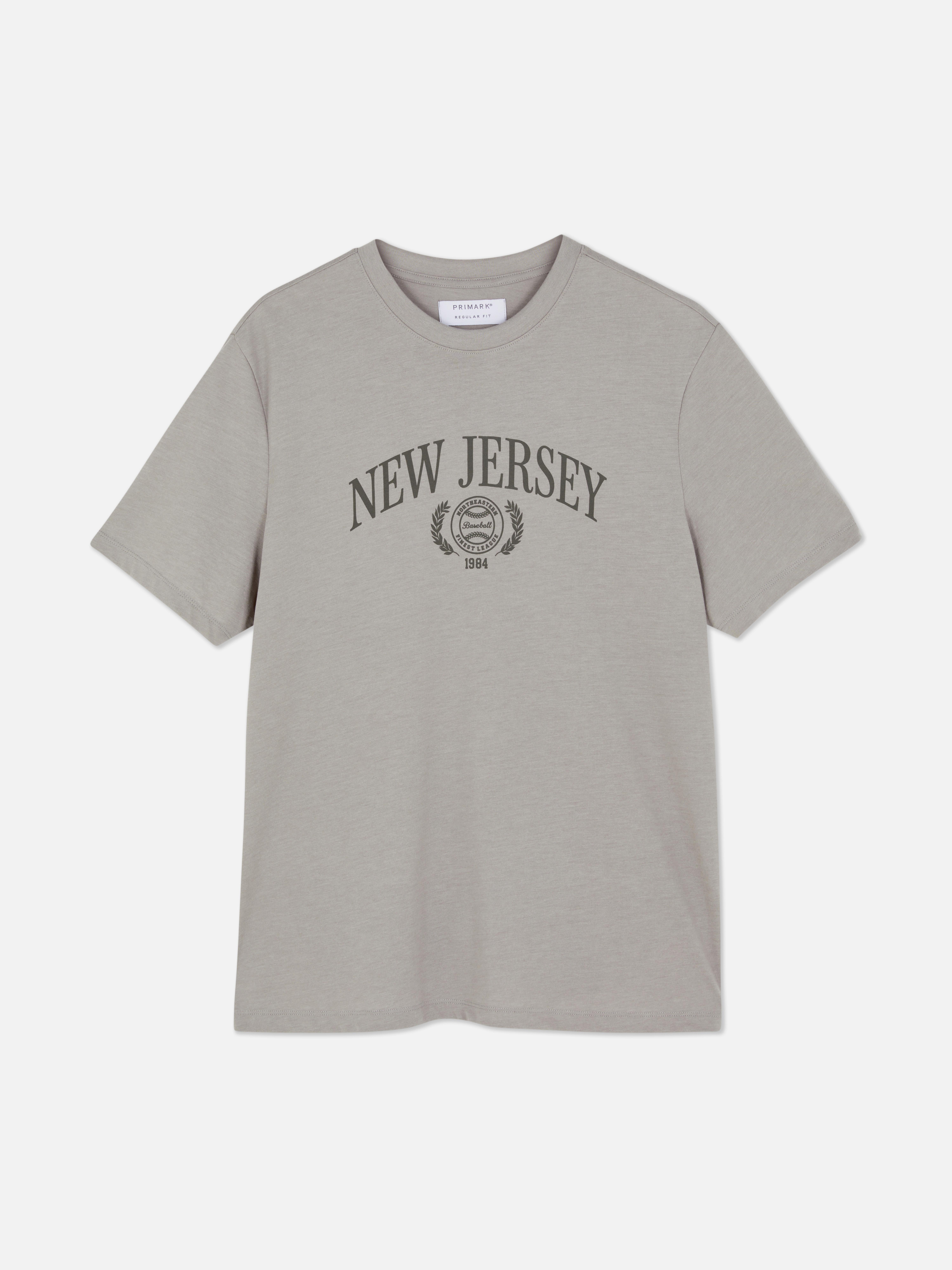 Tričko s krátkým rukávem a motivem New Jersey