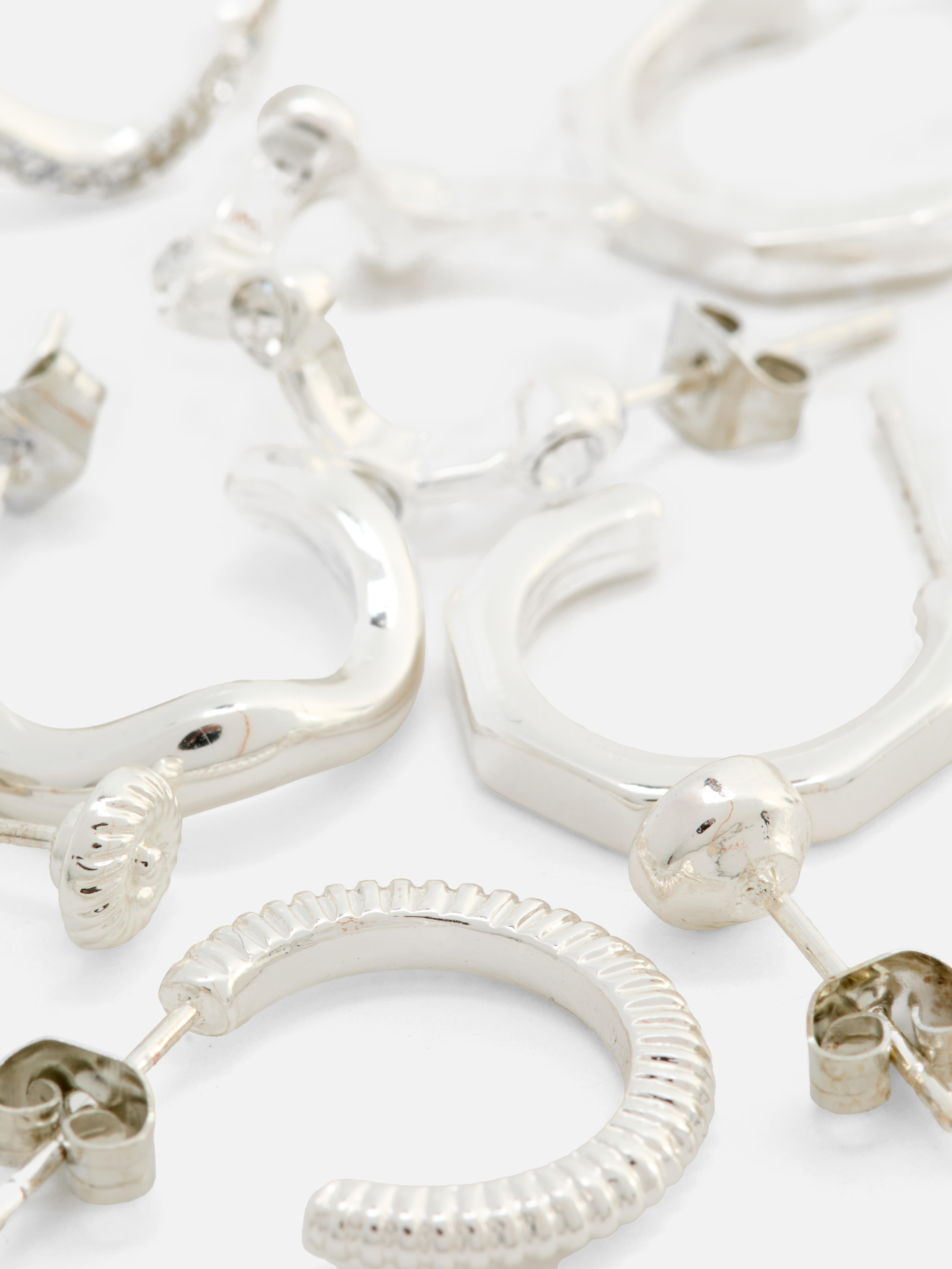 Studs en oorbellen The Edit, set van 9