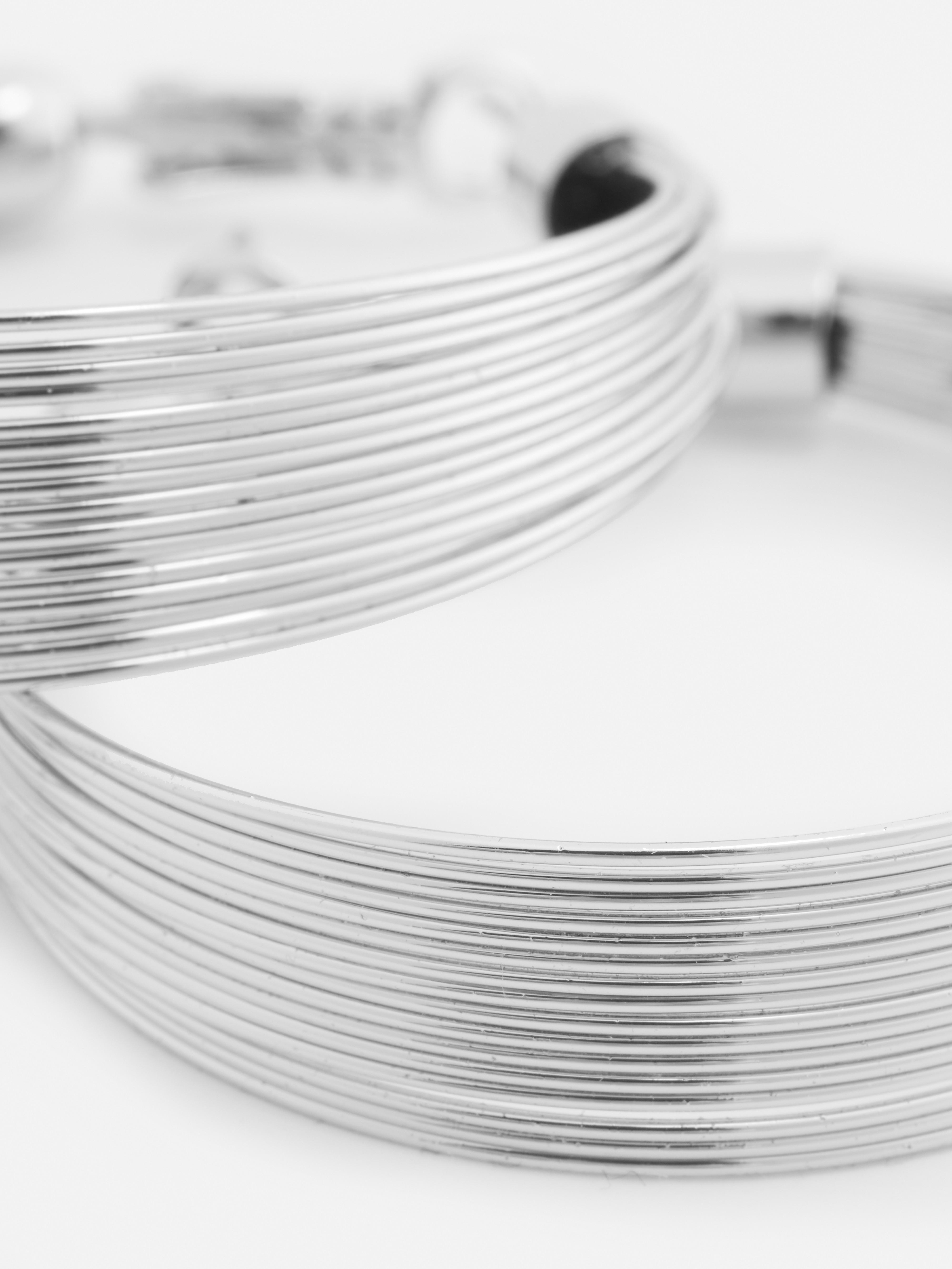 Slinky Hoop Earrings
