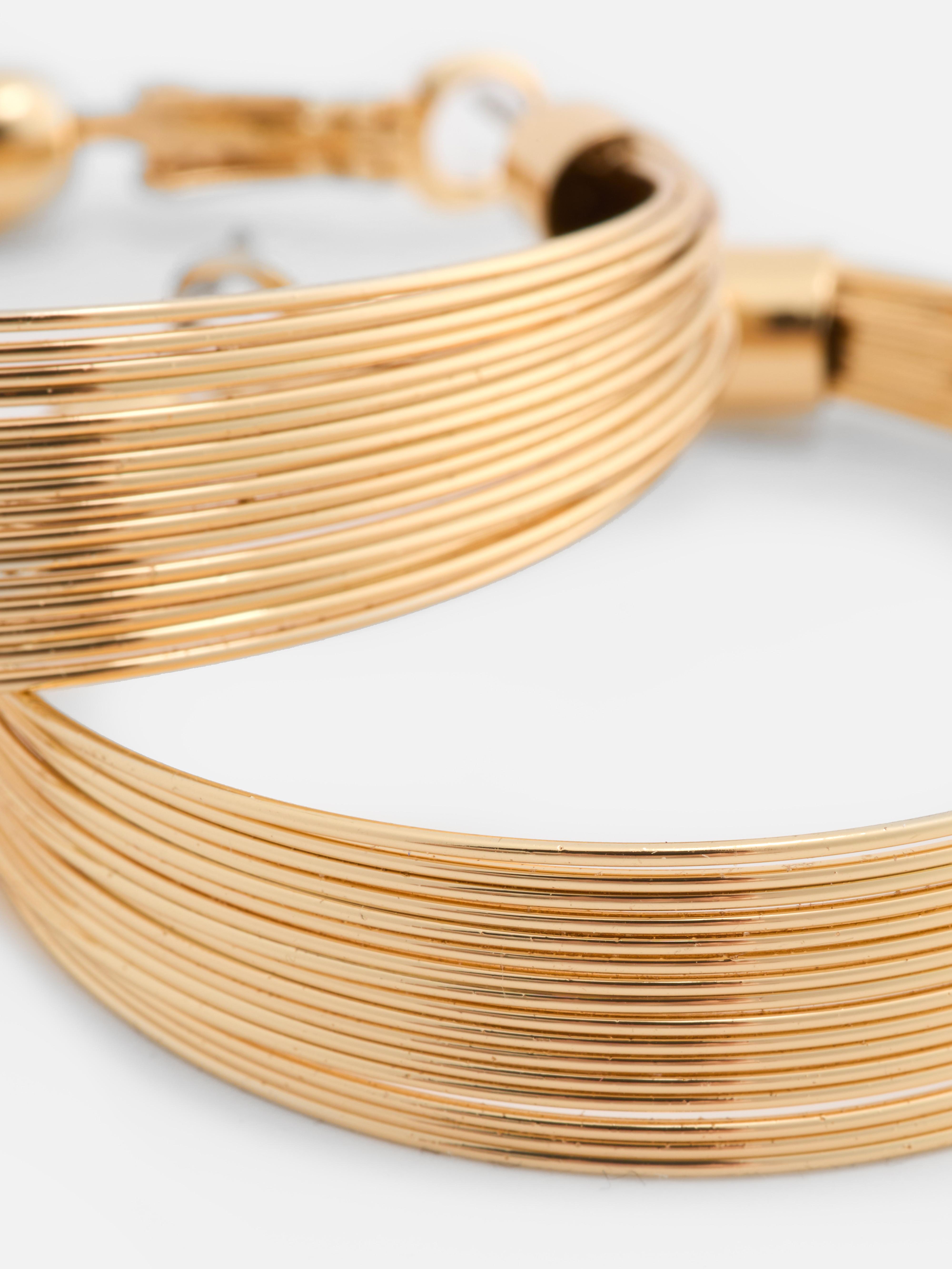Slinky Hoop Earrings