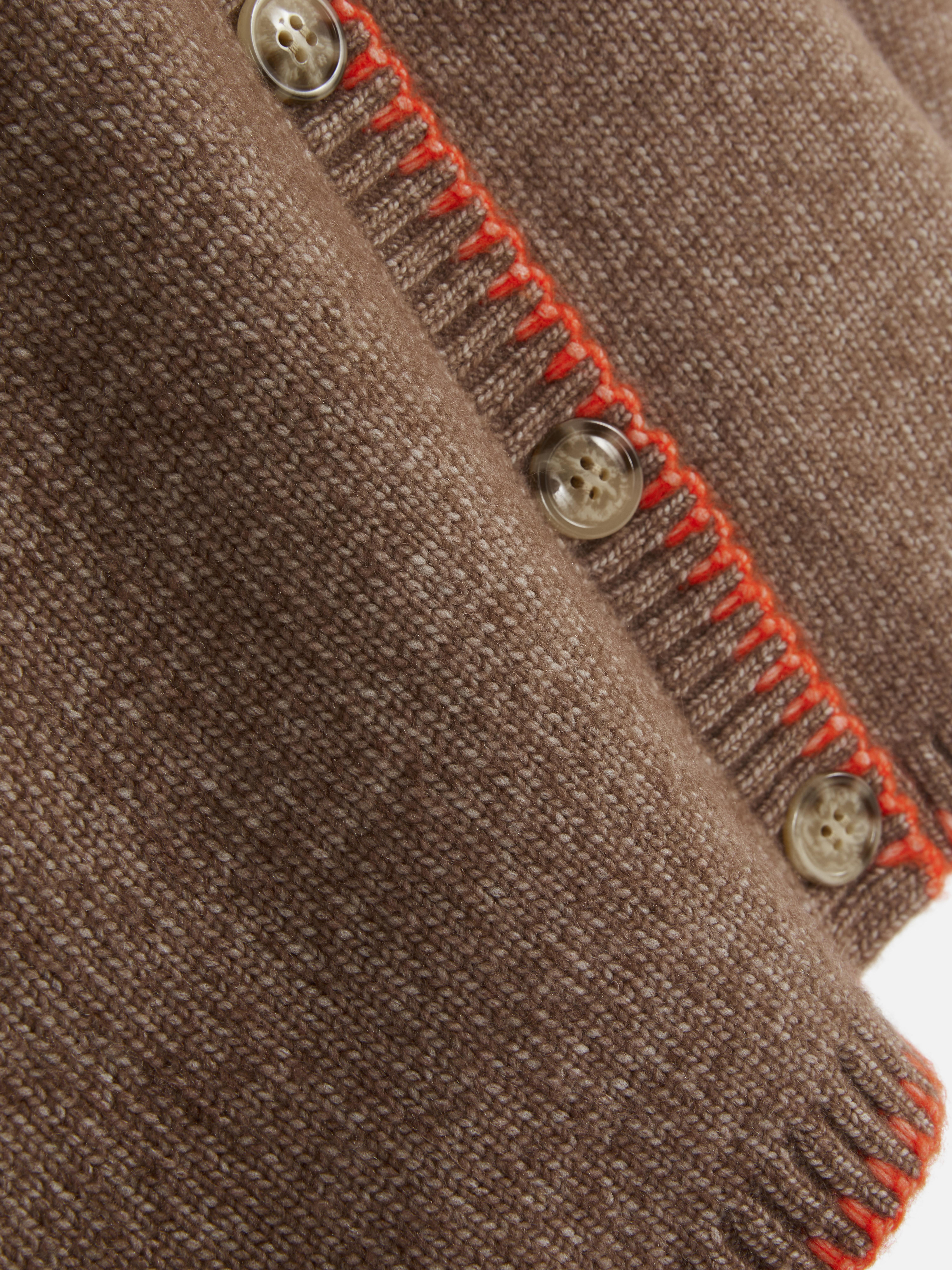 Contrast Stitch Cardigan