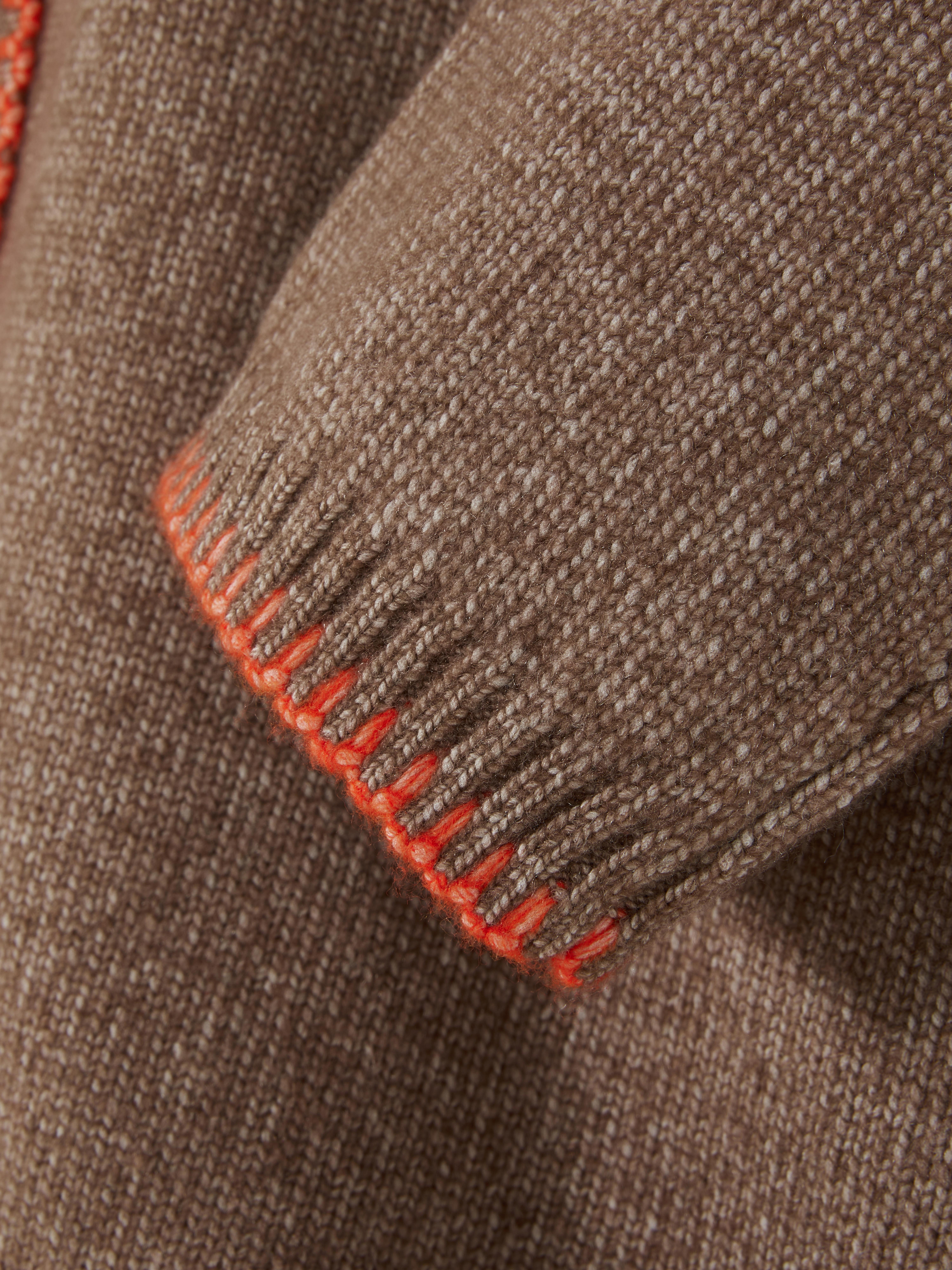 Contrast Stitch Cardigan