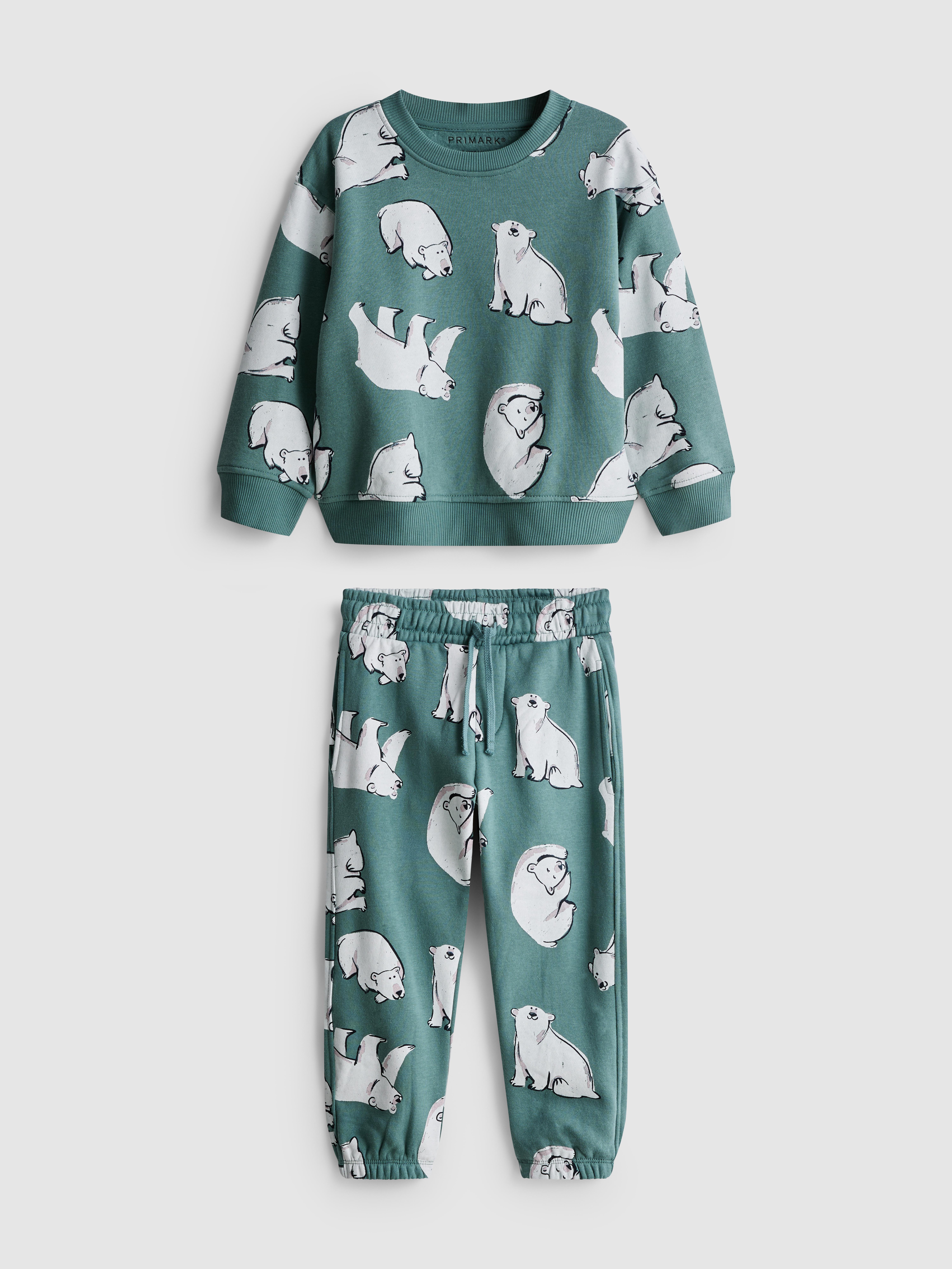 1,5-8 jr | Sweatshirt en joggingbroek met print