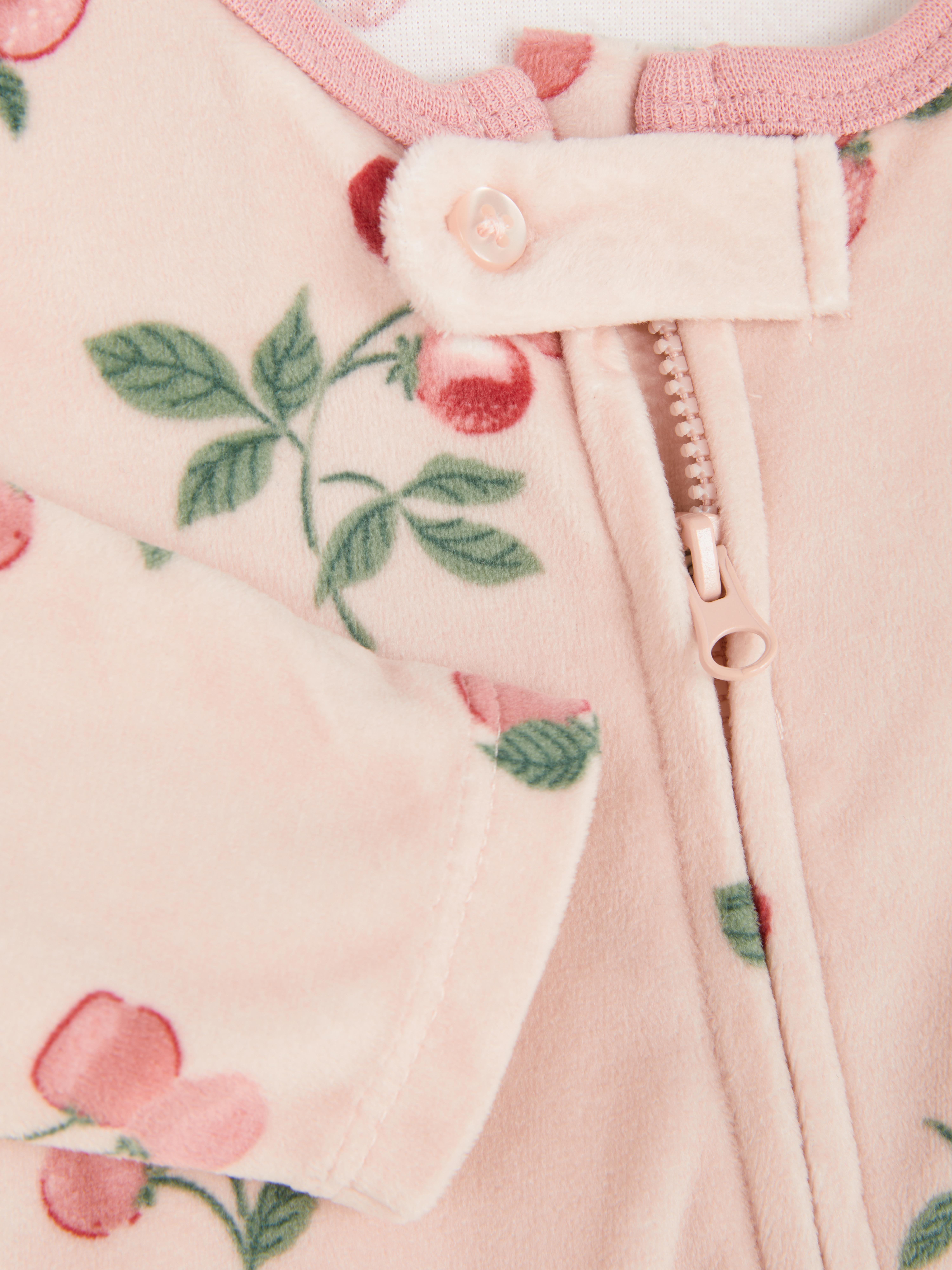 6–36 mois | Grenouillère zippée motif fruits rouges