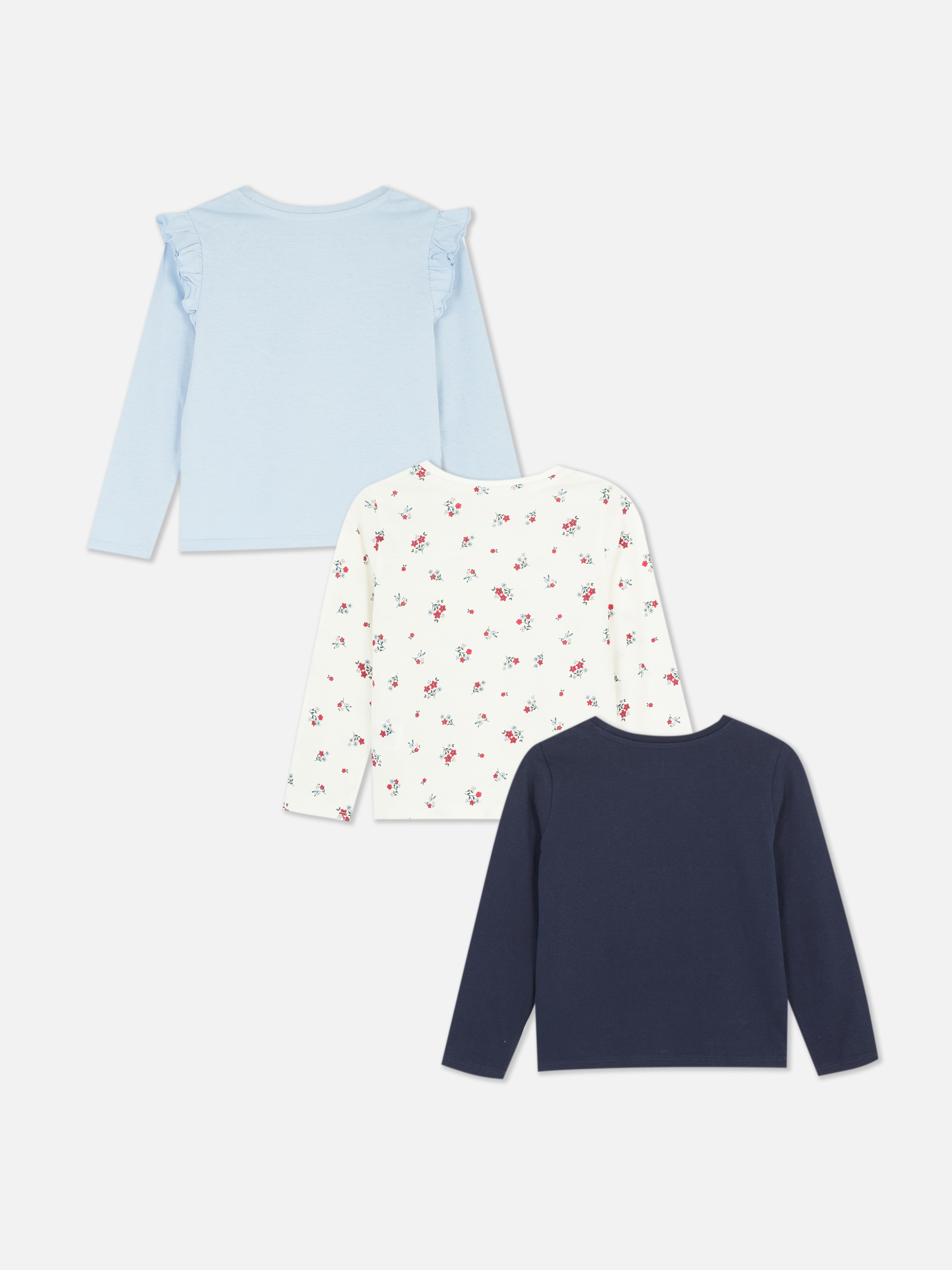 1,5-8 años | Pack de 3 camisetas de manga larga