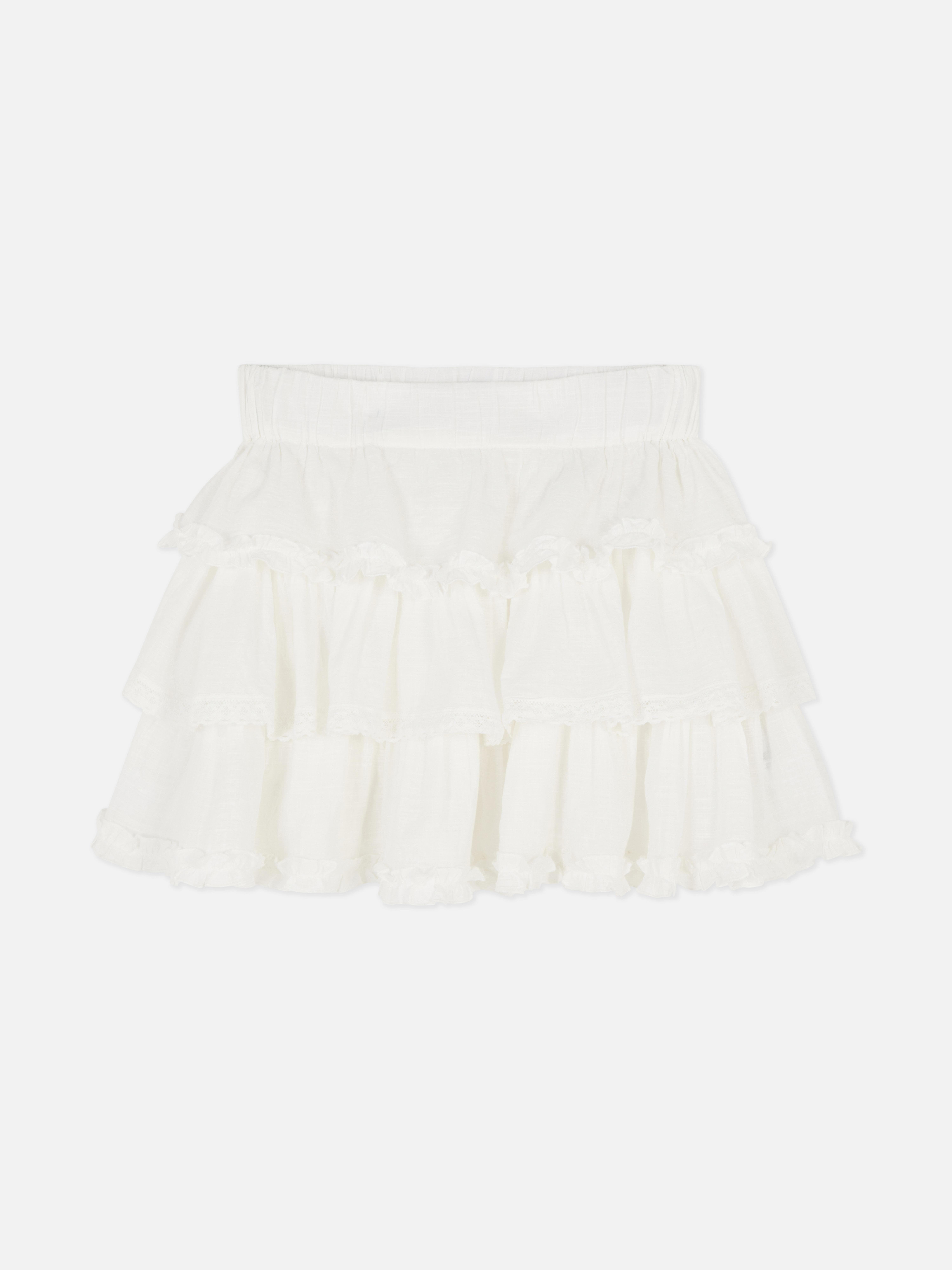 Minirok met broderie Rita Ora