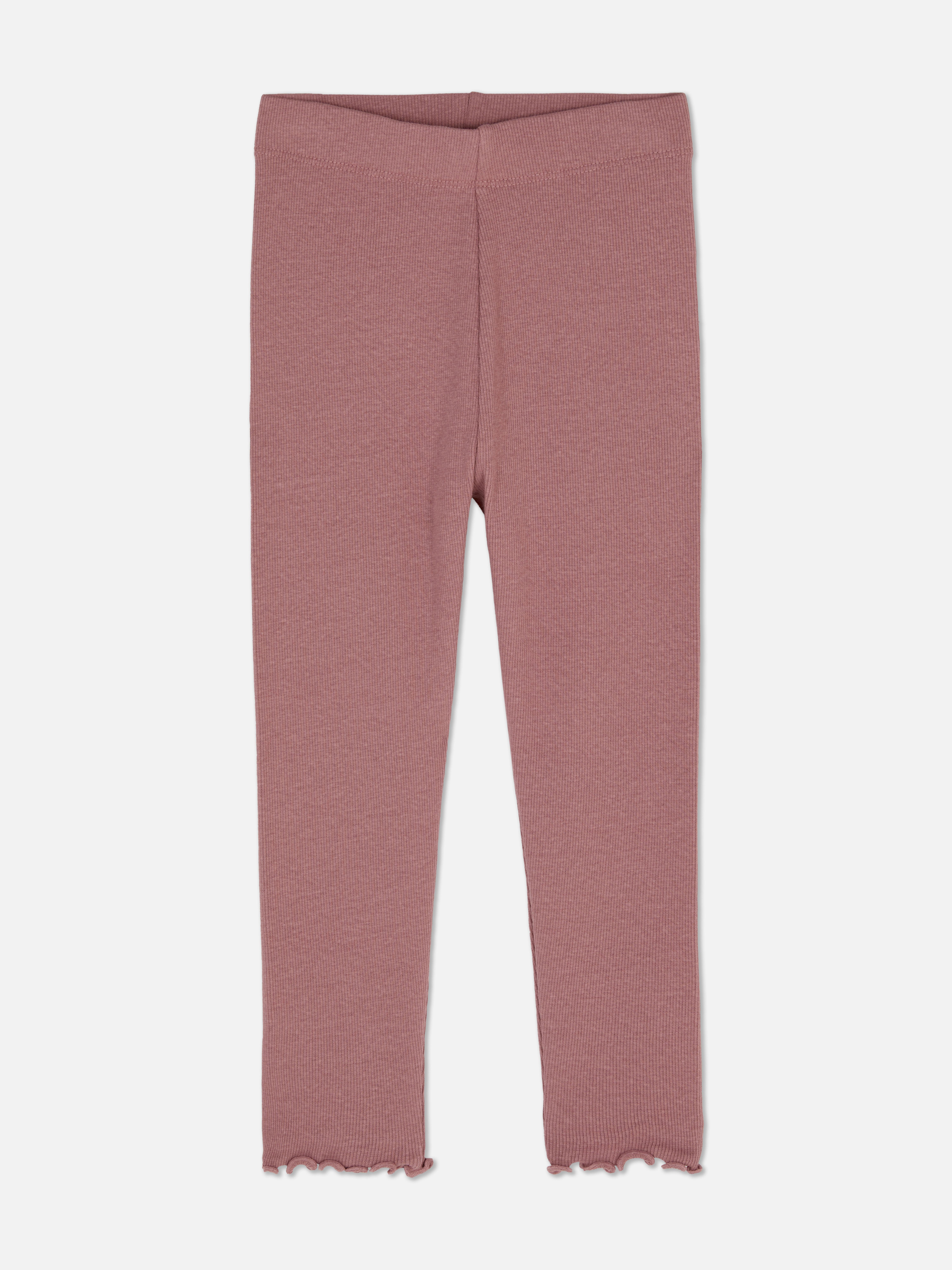 1,5-8 Jahre | Gerippte Leggings mit gekräuseltem Saum