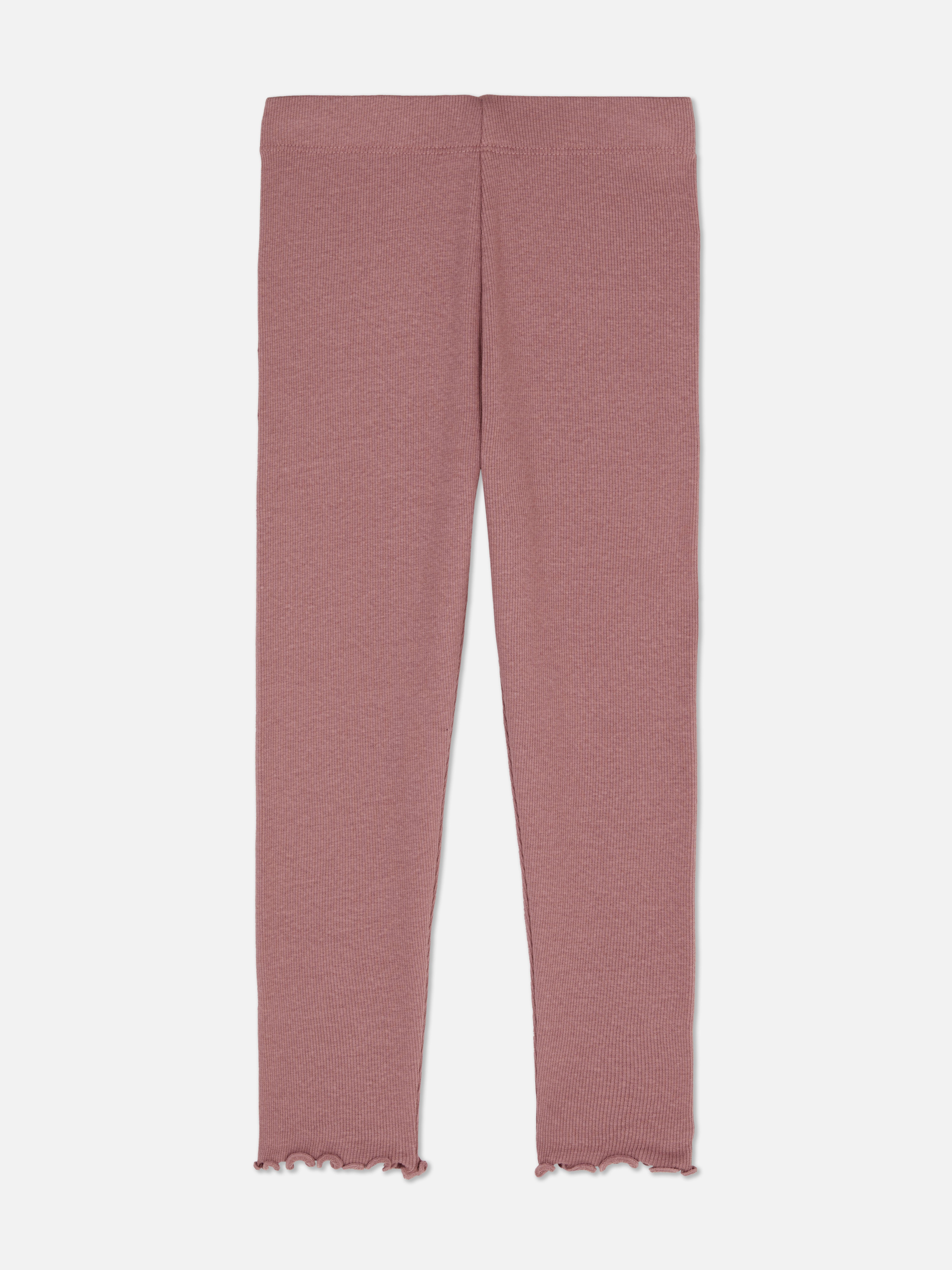 1.5-8yrs | Ribbed Lettuce Trim Leggings