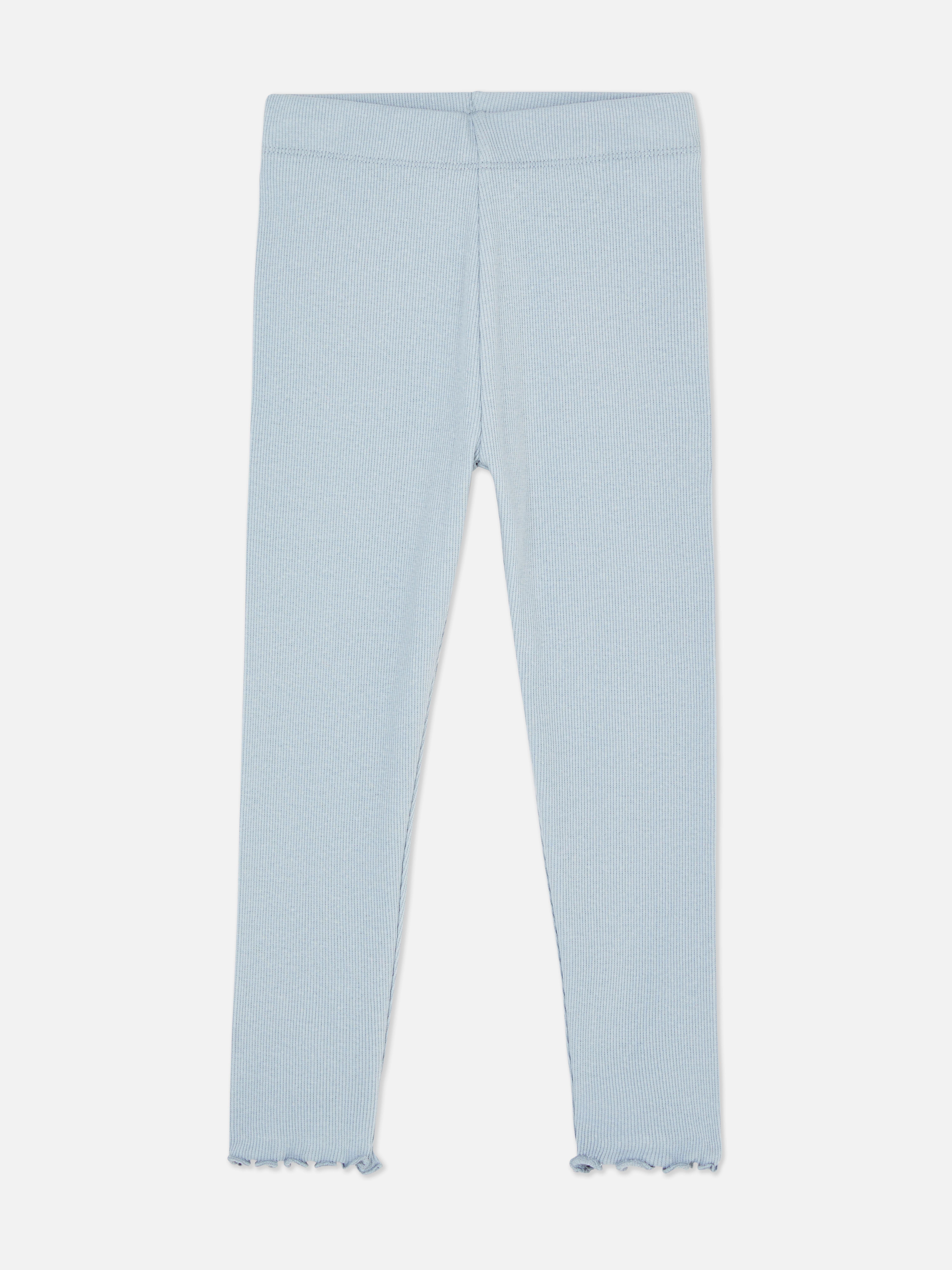 1,5-8 Jahre | Gerippte Leggings mit gekräuseltem Saum