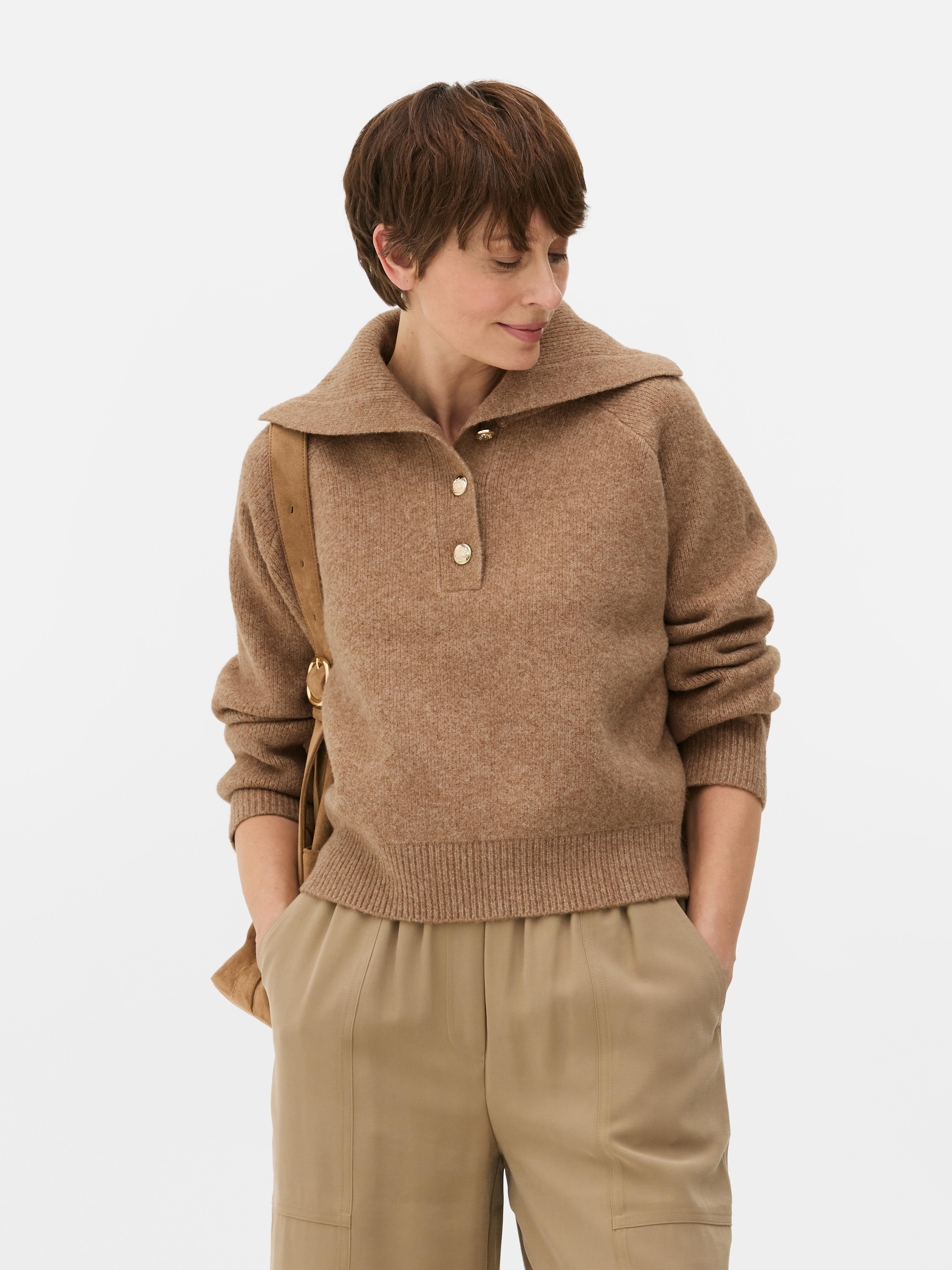 Jersey con cuello de polo clásico