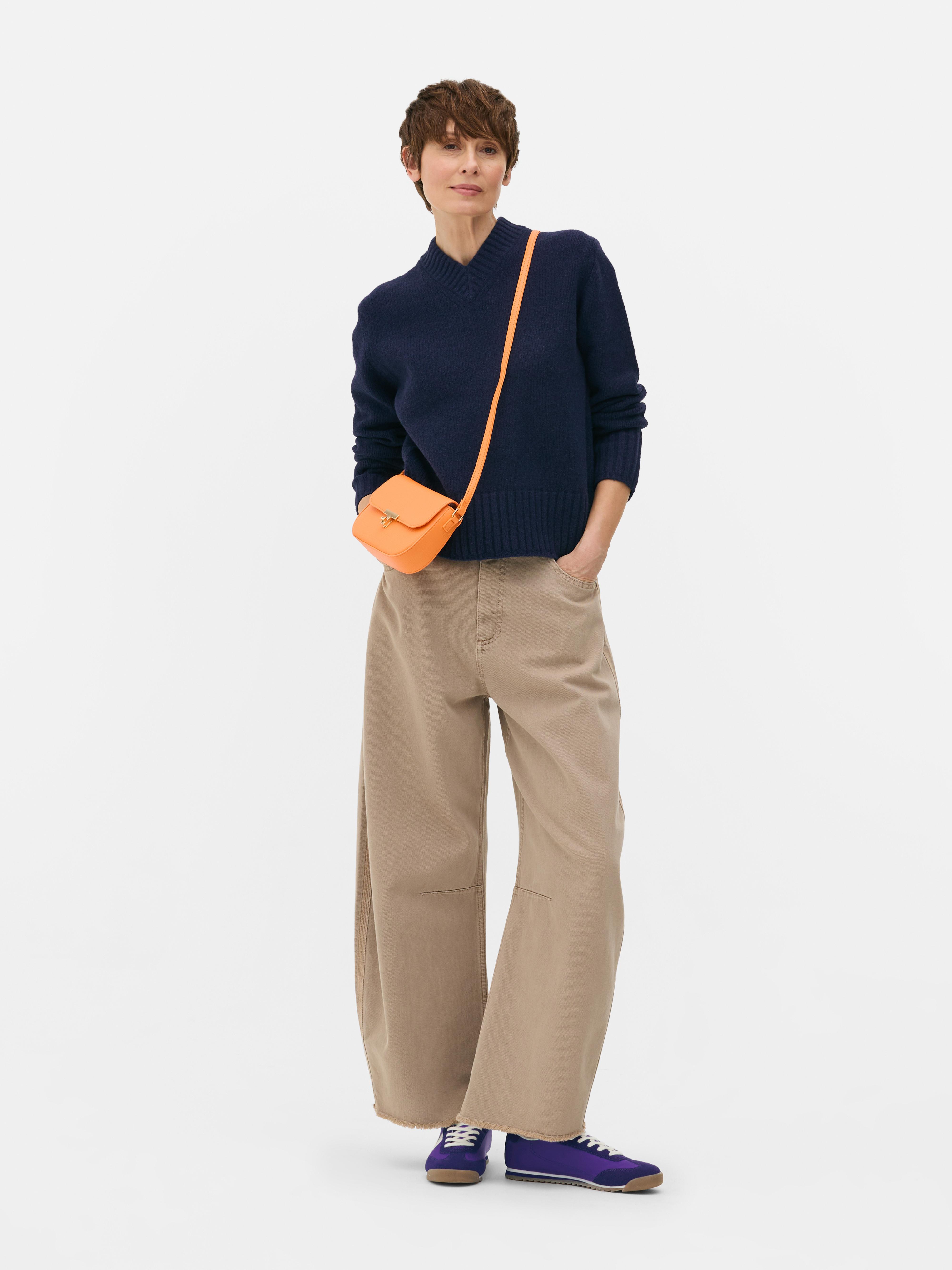 Essential Knitted V-Neck Sweater