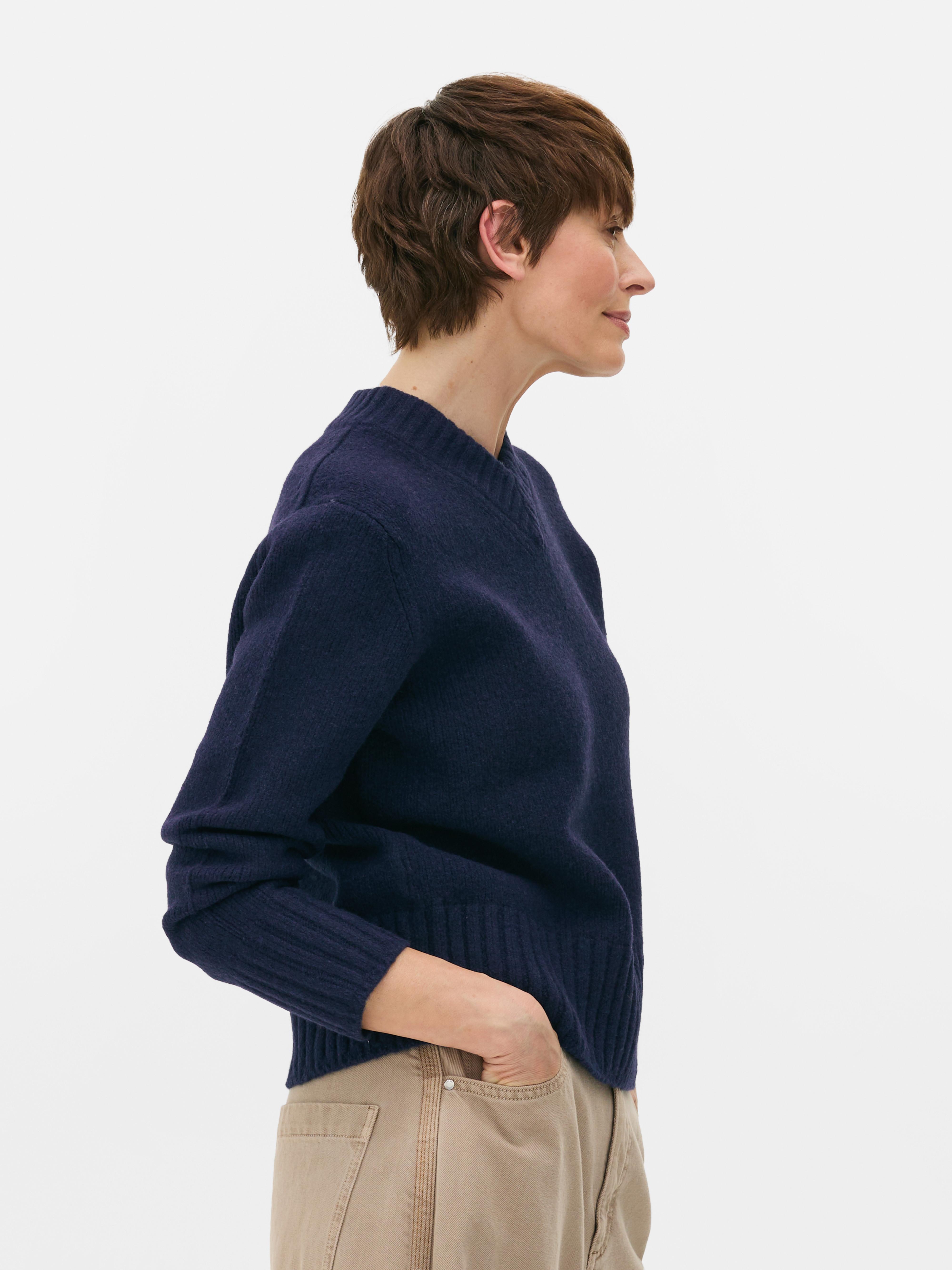 Essential Knitted V-Neck Sweater