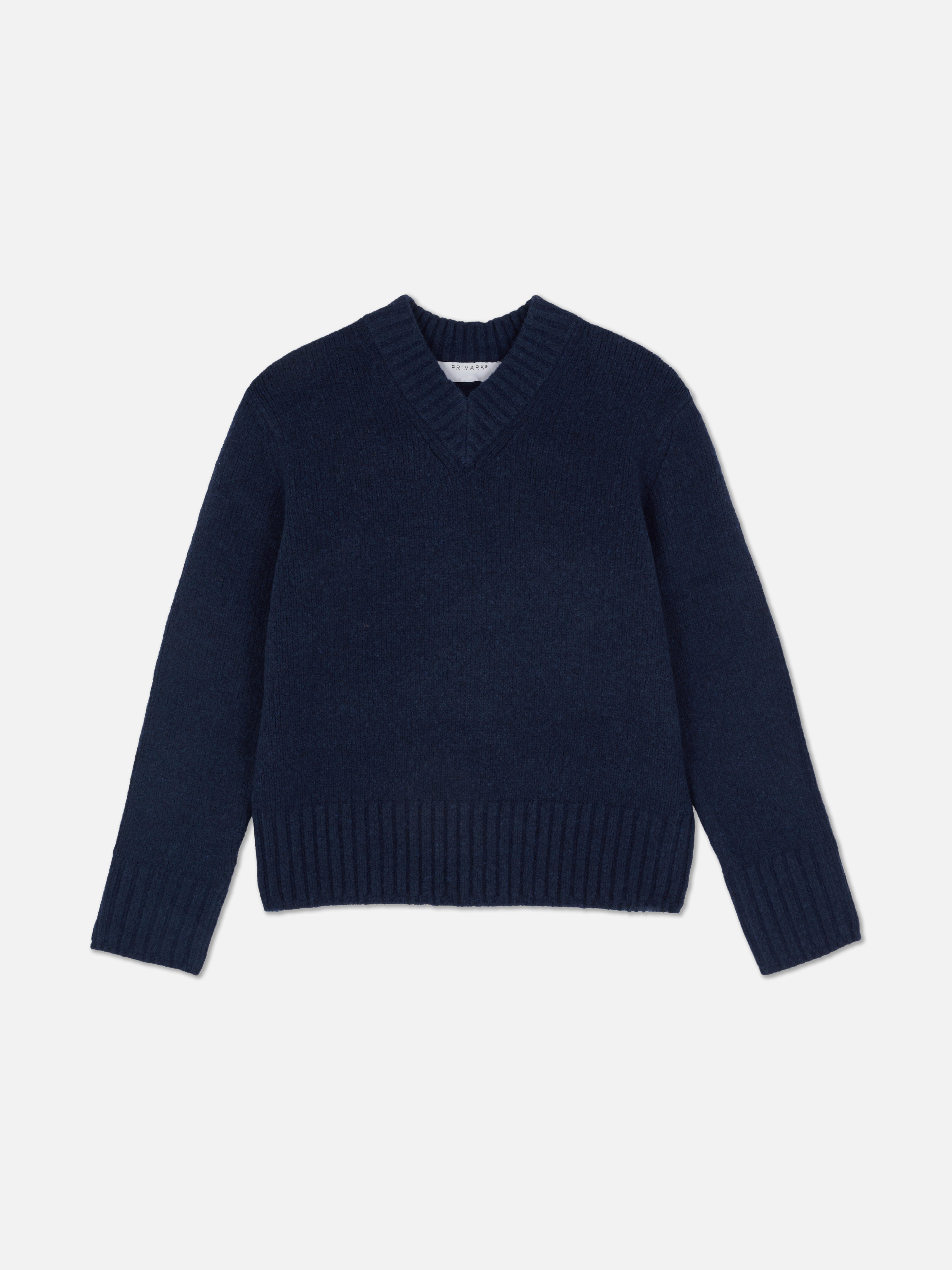Essential Knitted V-Neck Sweater