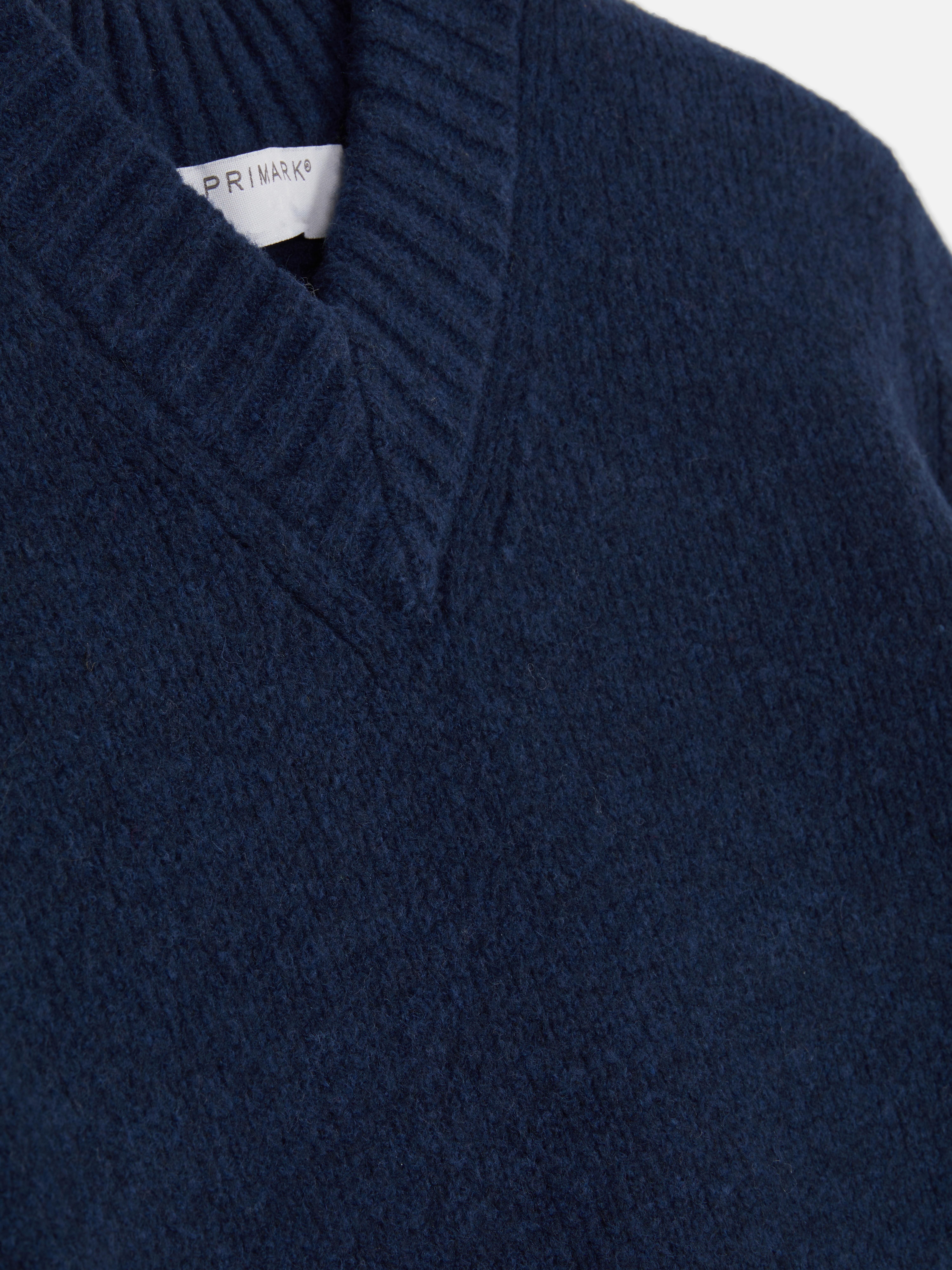 Essential Knitted V-Neck Sweater