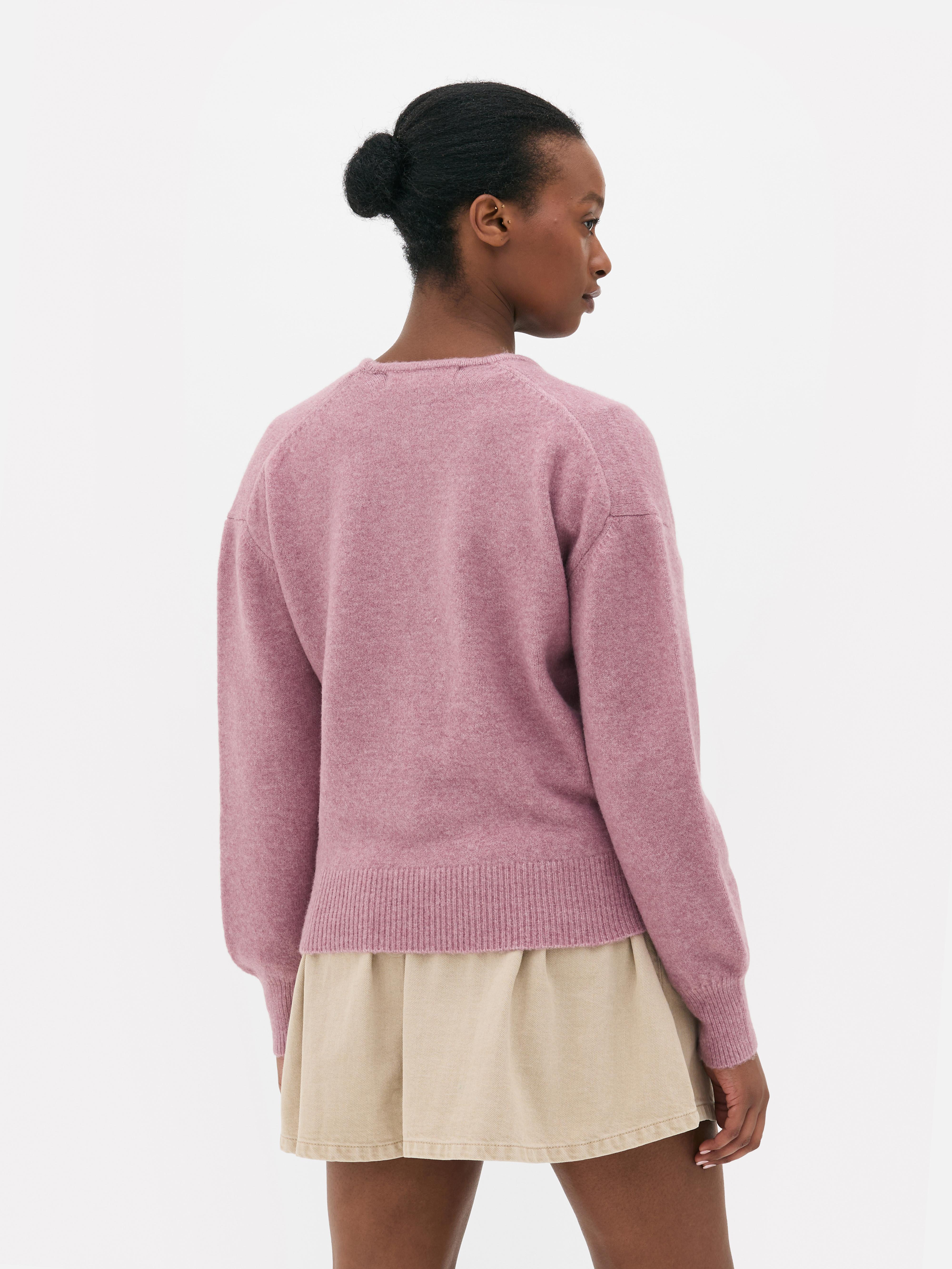 Wickelpullover mit V-Ausschnitt
