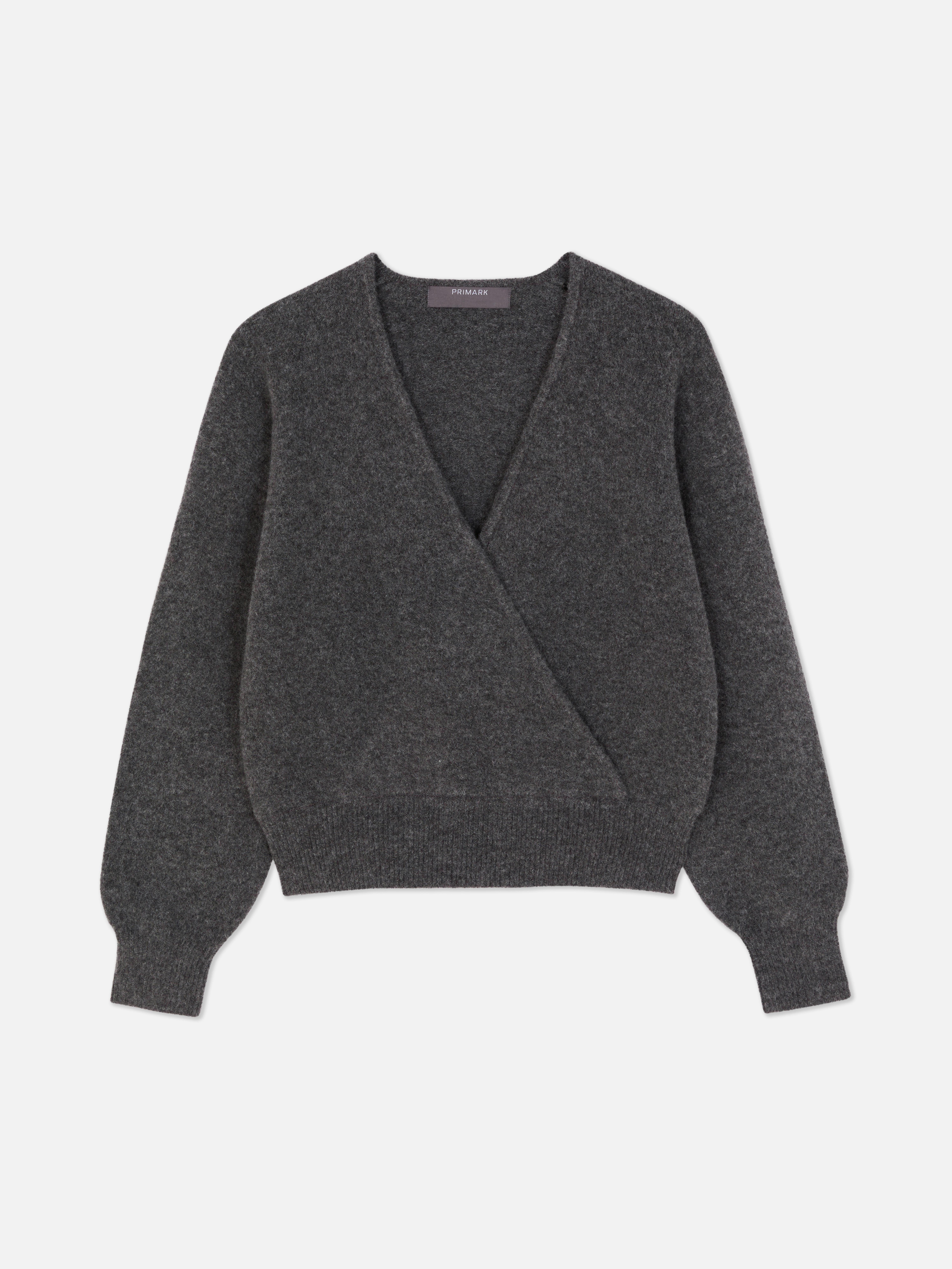 Pull cache-cœur à col en V