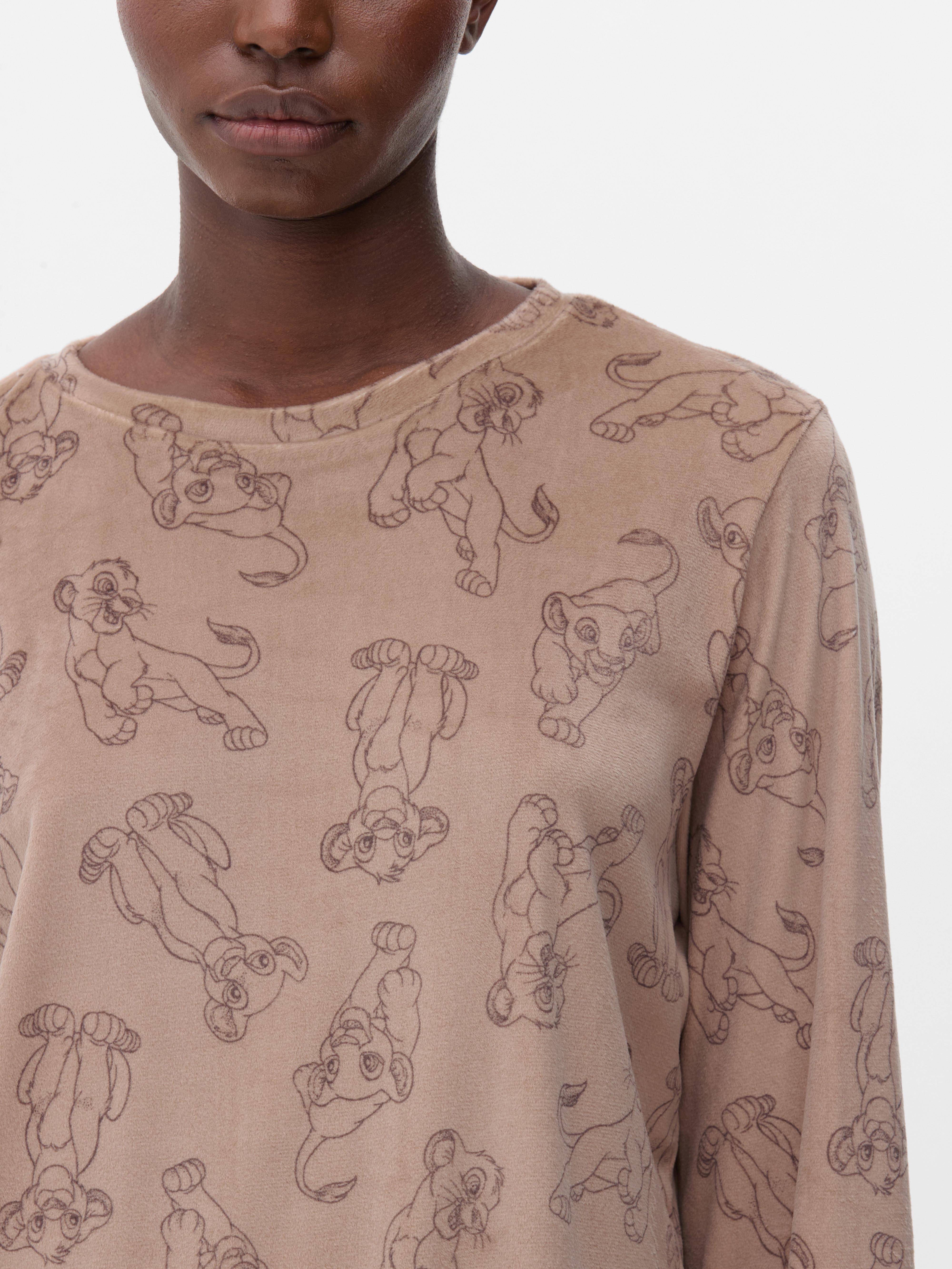 Pyjama en tissu minky Disney Le Roi Lion
