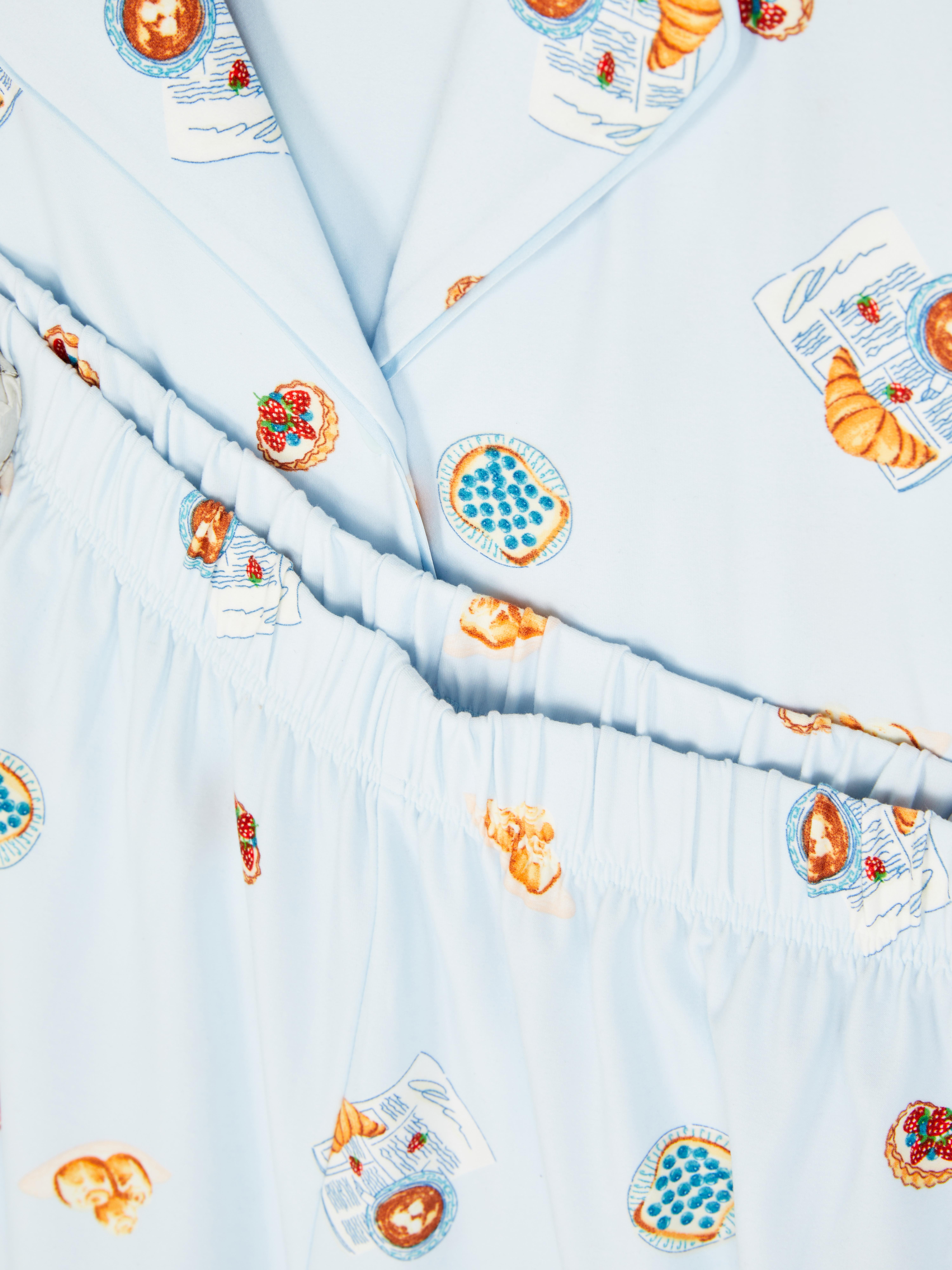 Printed Boyfriend Pajamas