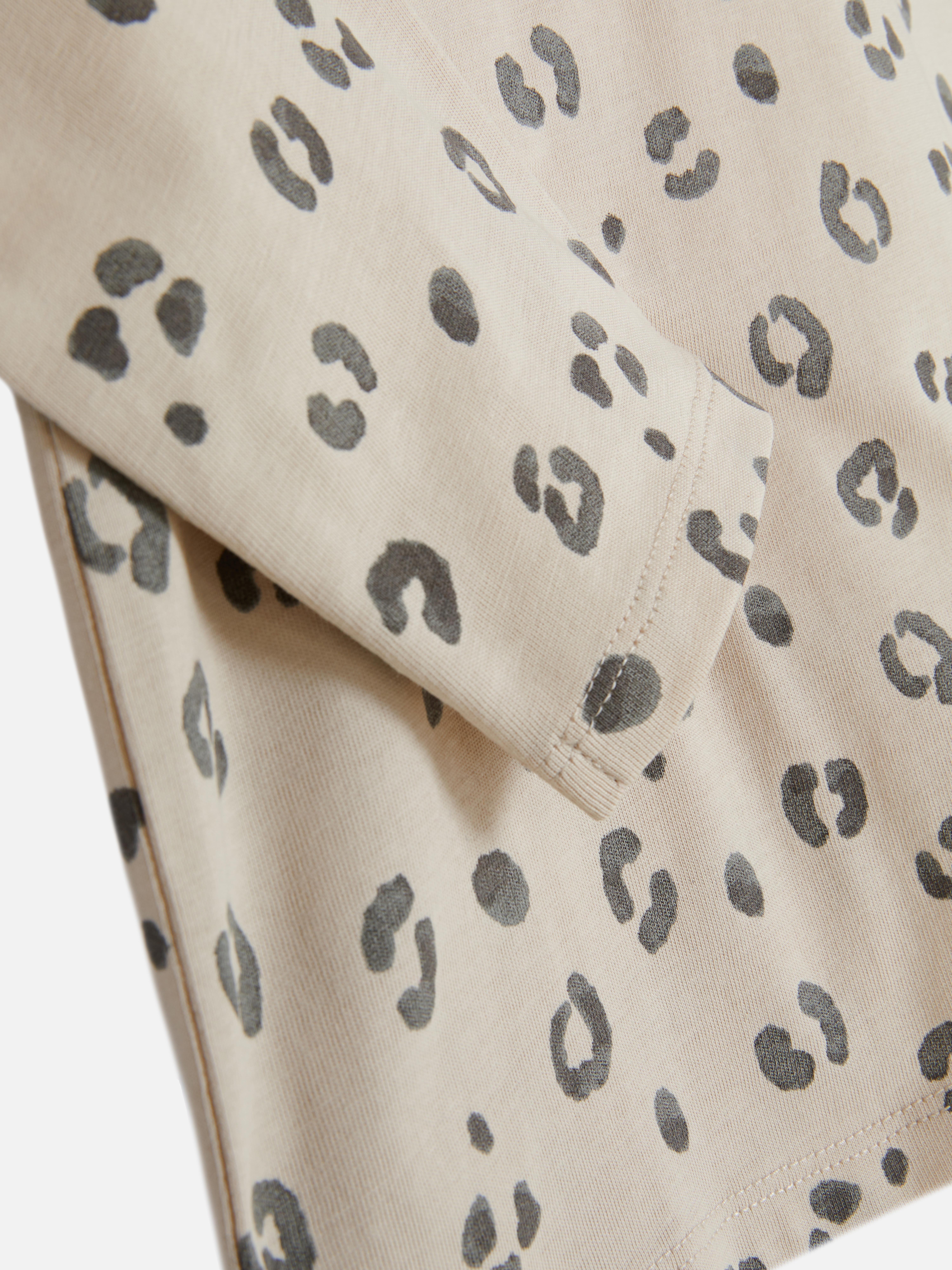 7–15 Jahre | Langarmshirt mit Leopardenmuster