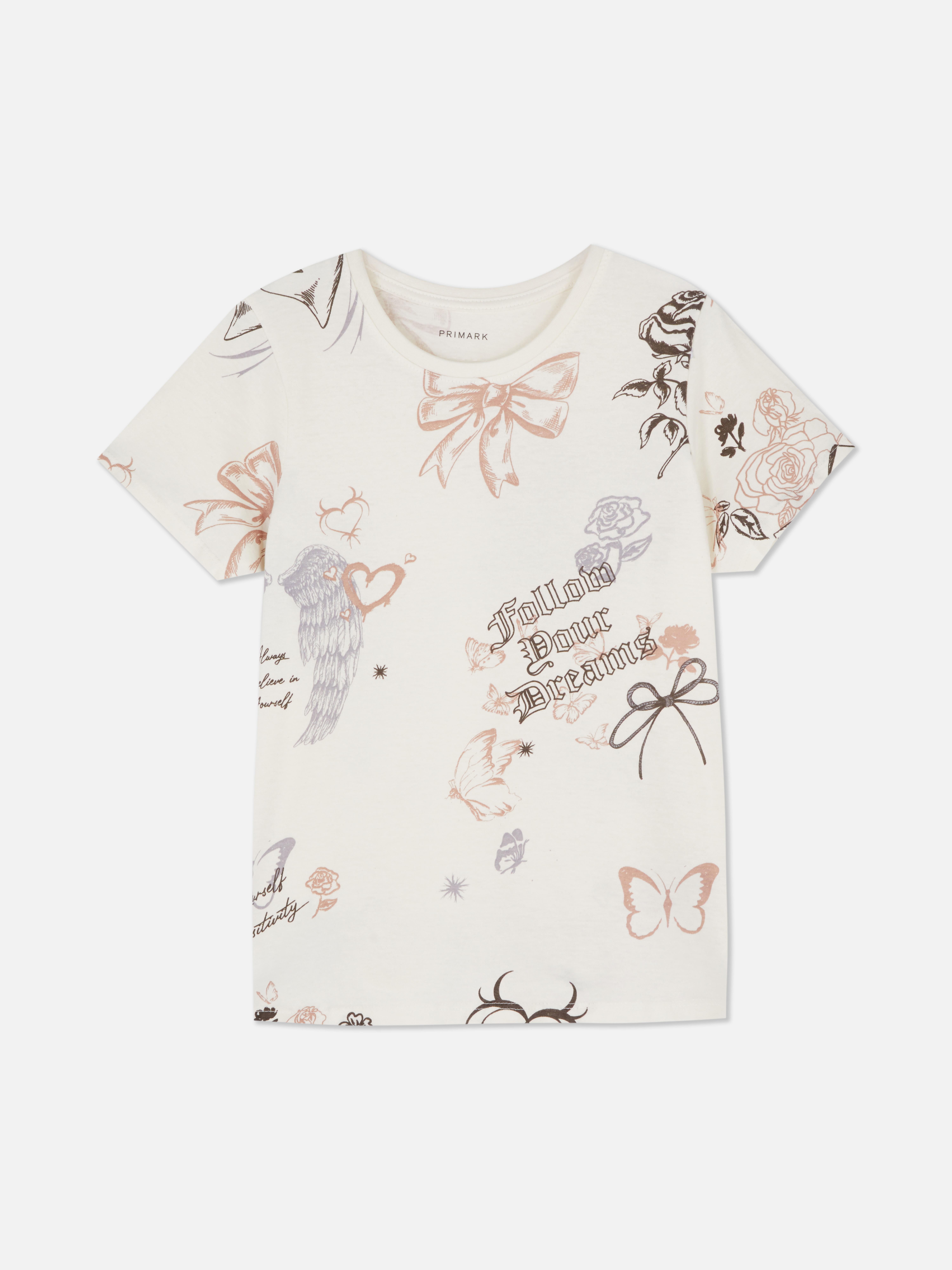 7–15 Jahre | T-Shirt mit Grafik-Print