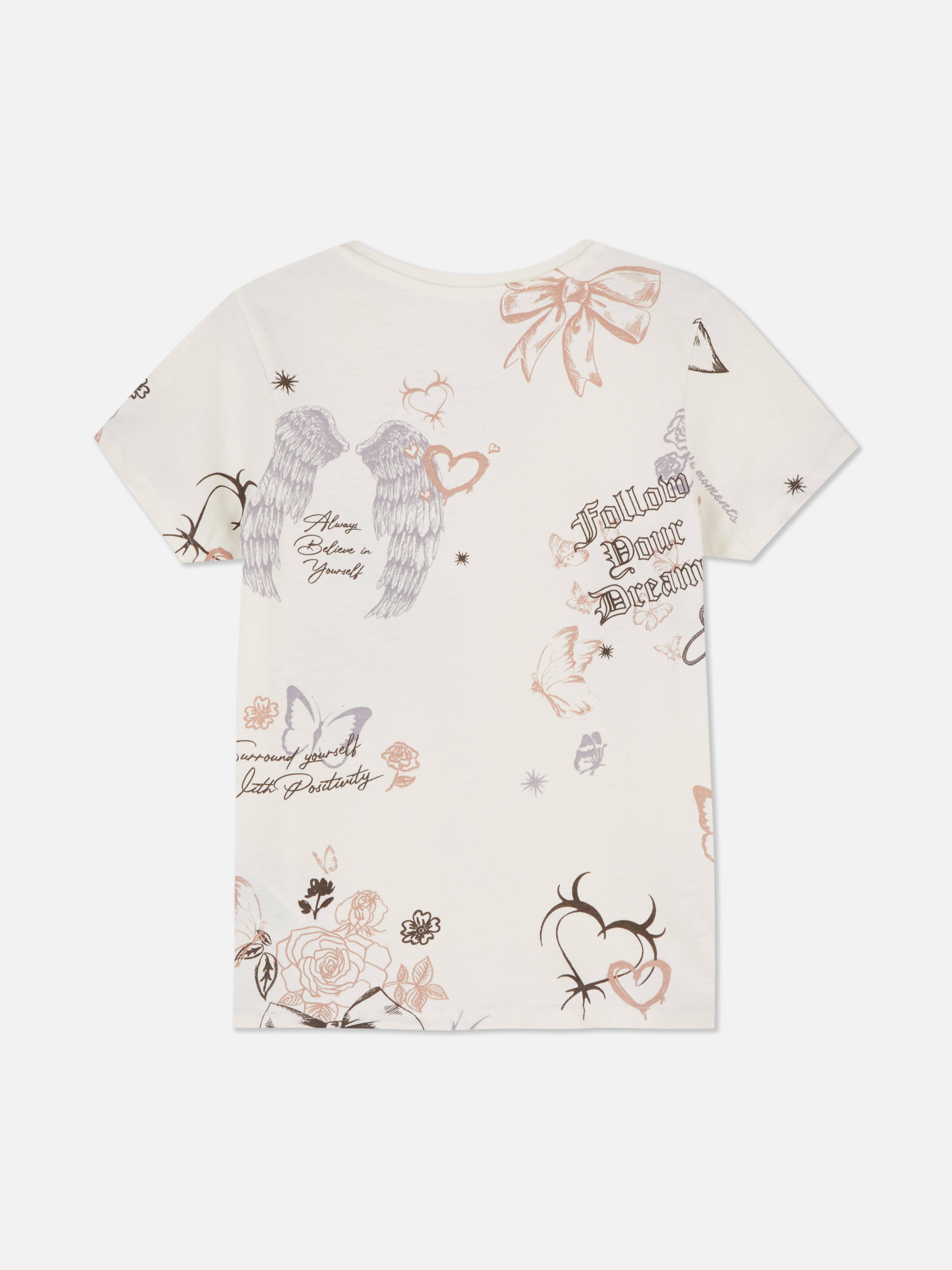 7–15 Jahre | T-Shirt mit Grafik-Print