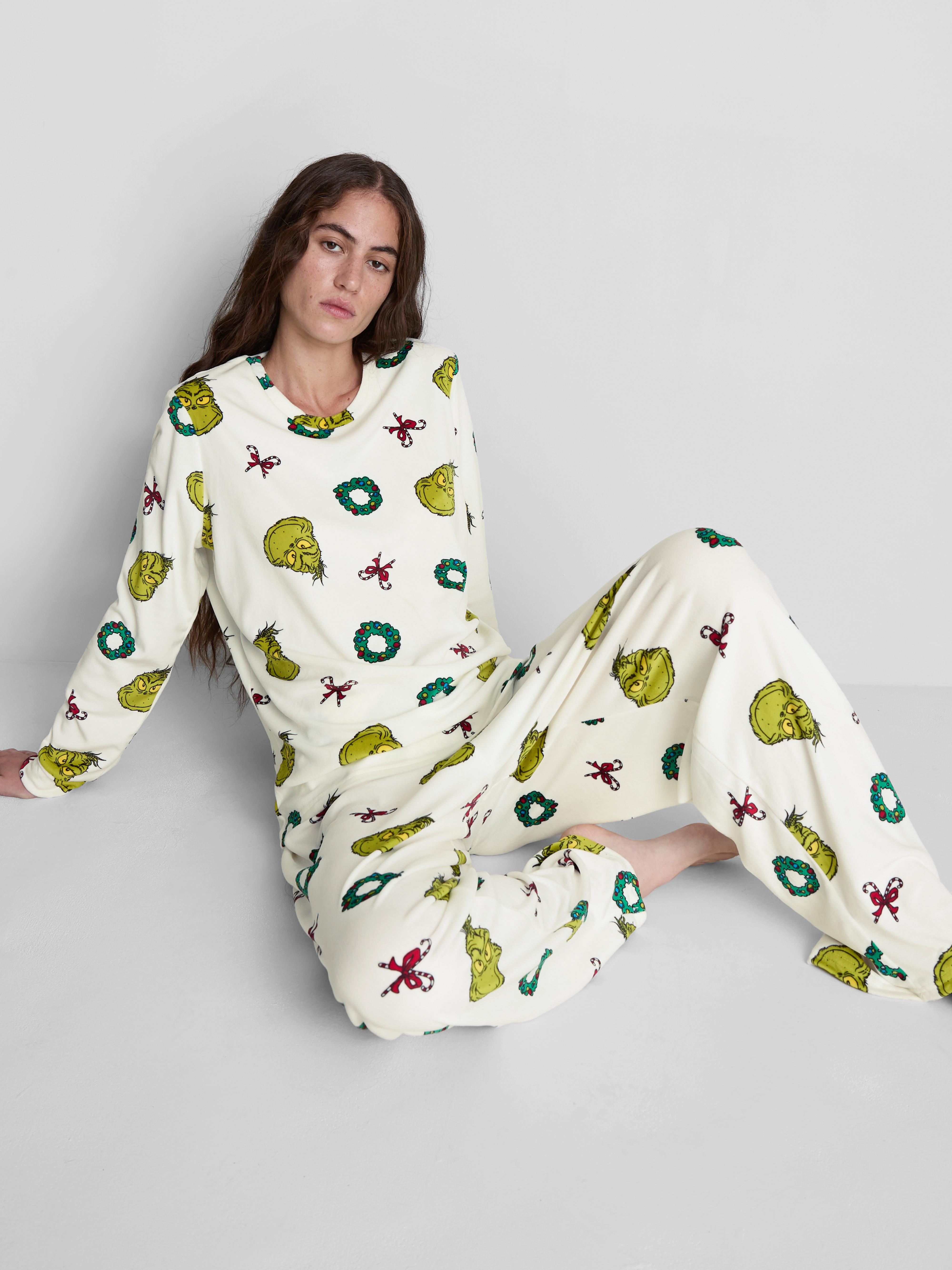 Pyjama duveteux de Noël Le Grinch