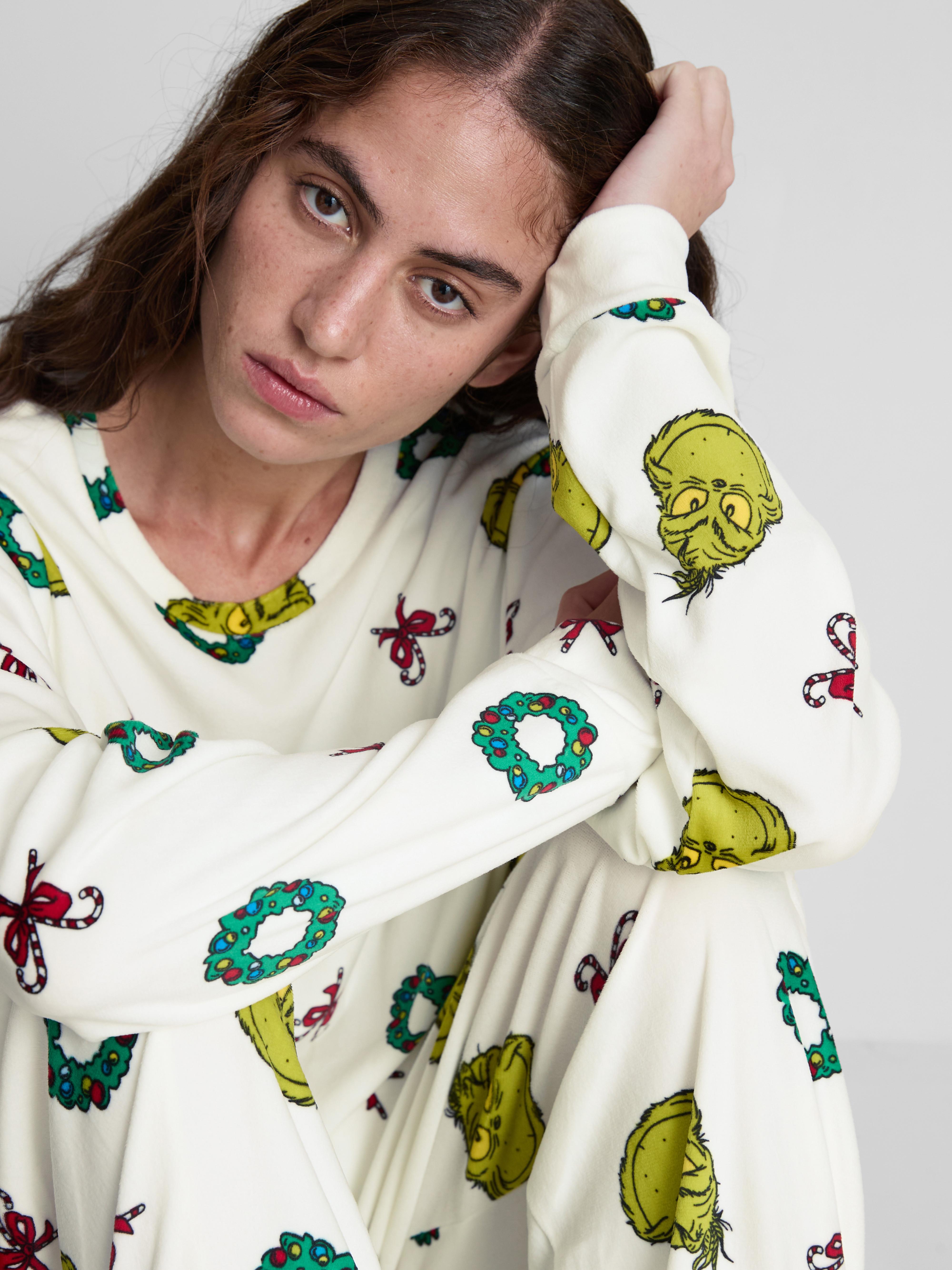Pyjama duveteux de Noël Le Grinch