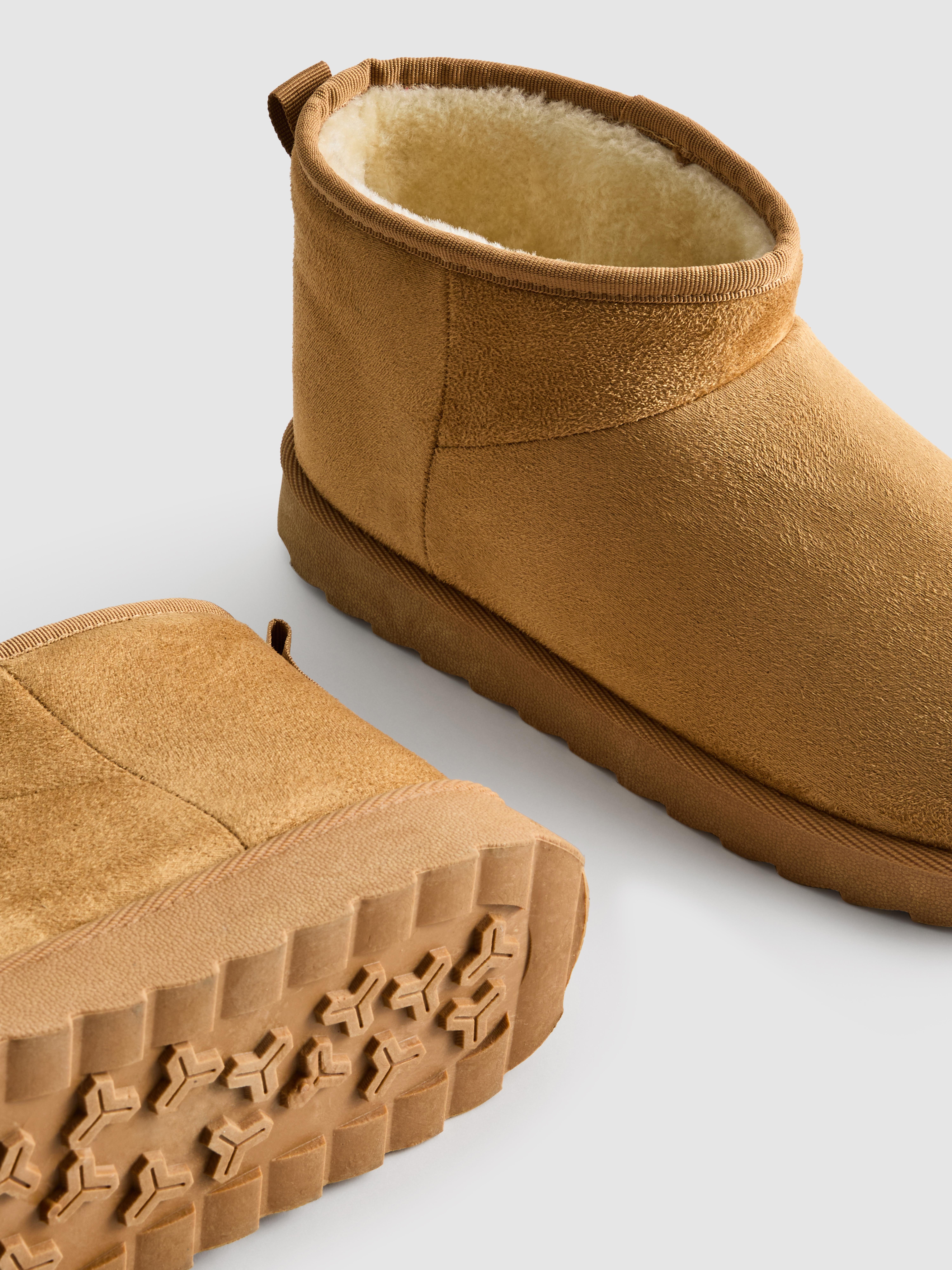 Faux Fur Closed Back Slippers