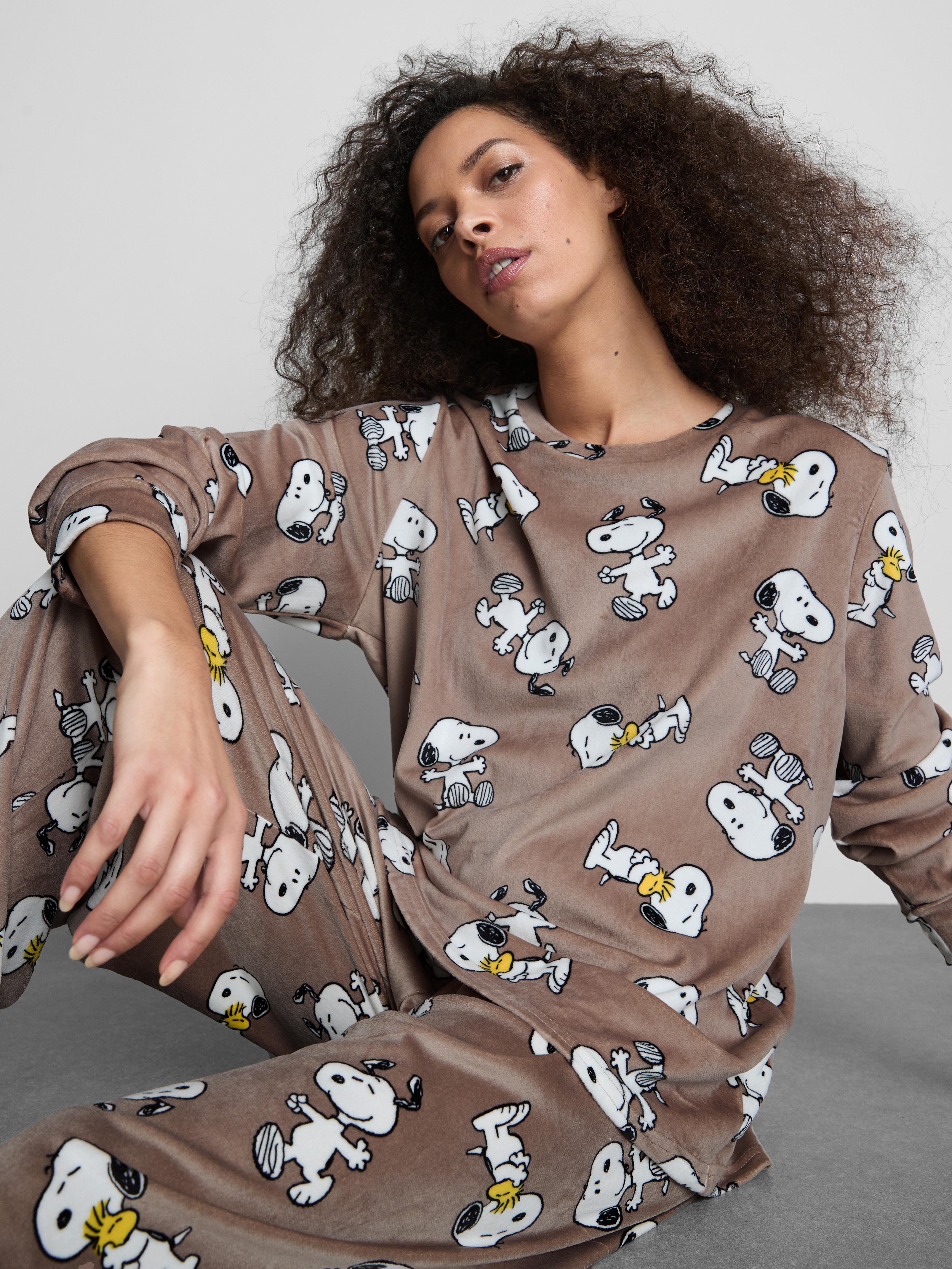 Pyjama moelleux à motif personnage Snoopy