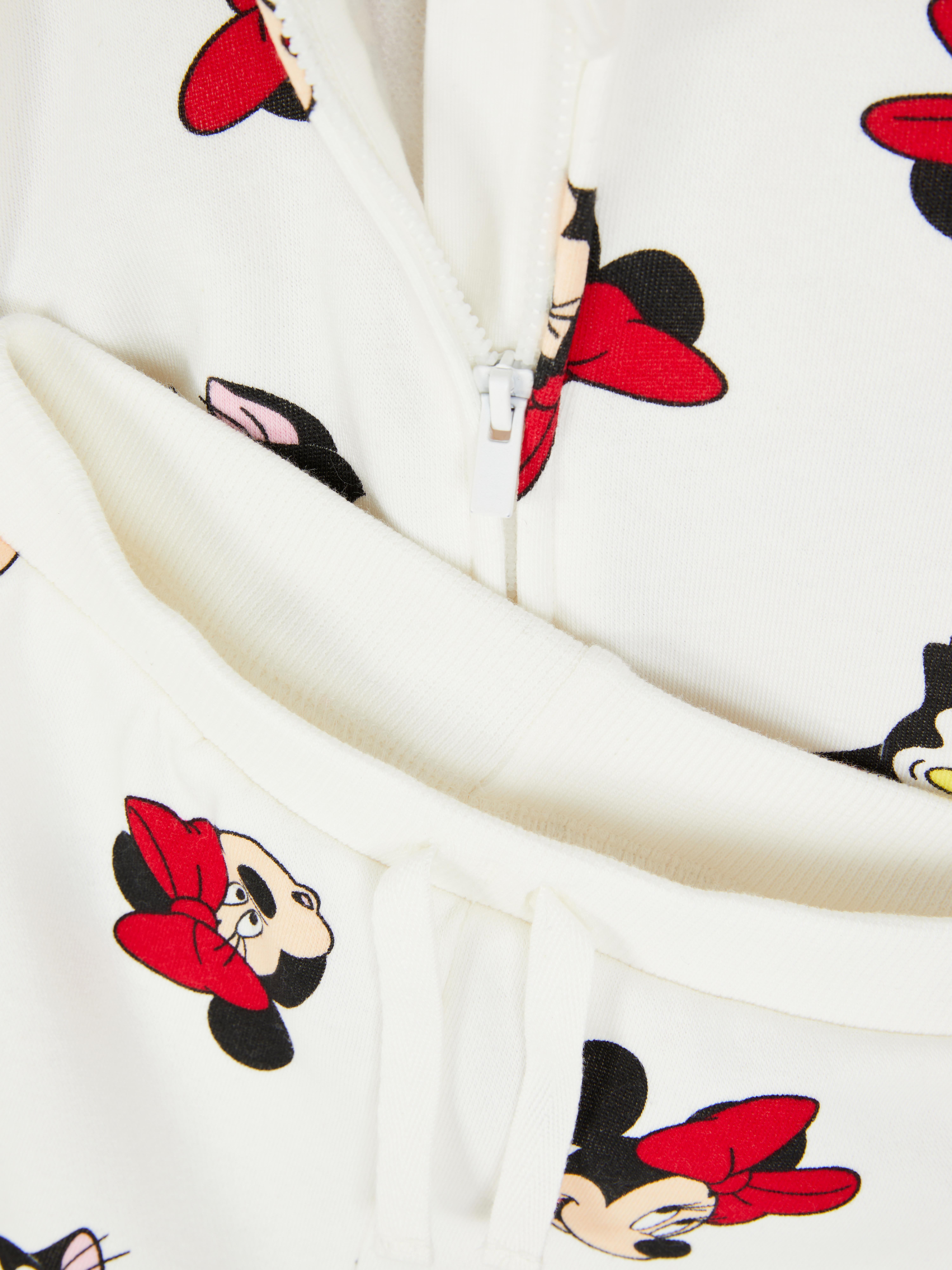 0-36mths | Disney’s Minnie Mouse Zip-Up Hoodie and Sweatpants Set