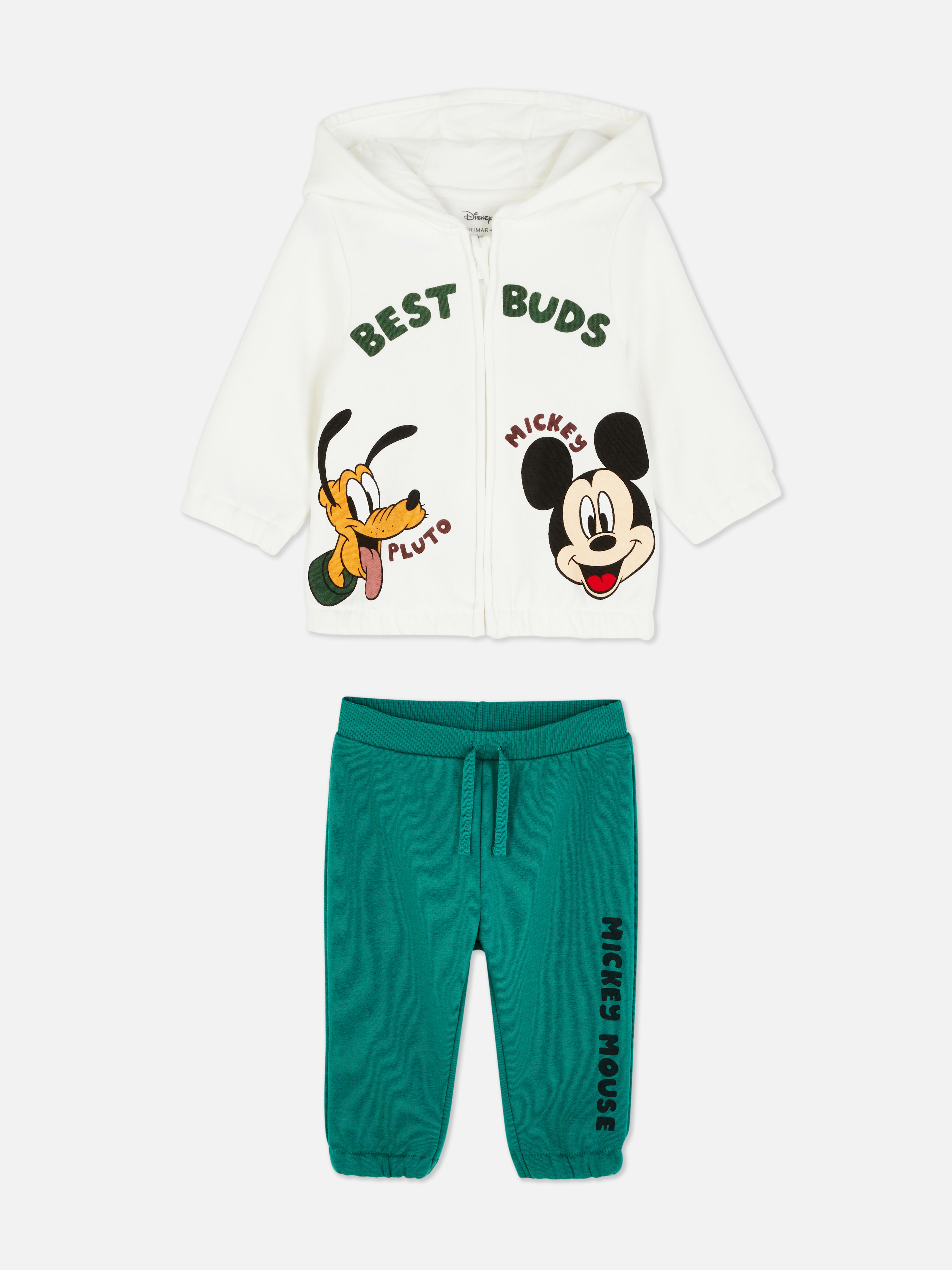 0 – 36 mesiacov | Súprava mikiny s kapucňou a nohavíc Disney Mickey Mouse and Friends