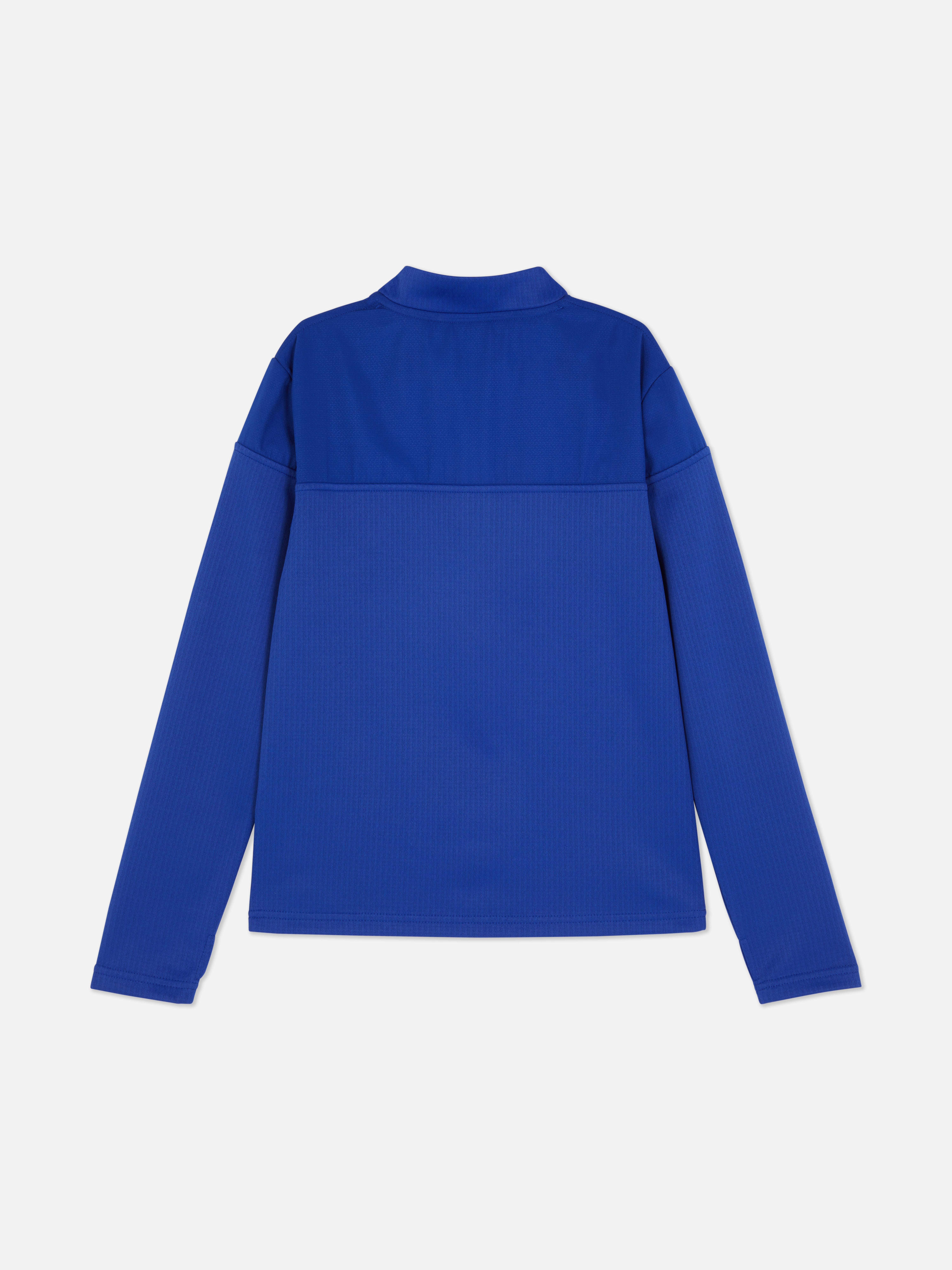 Funnel Neck Zip Sweatshirt