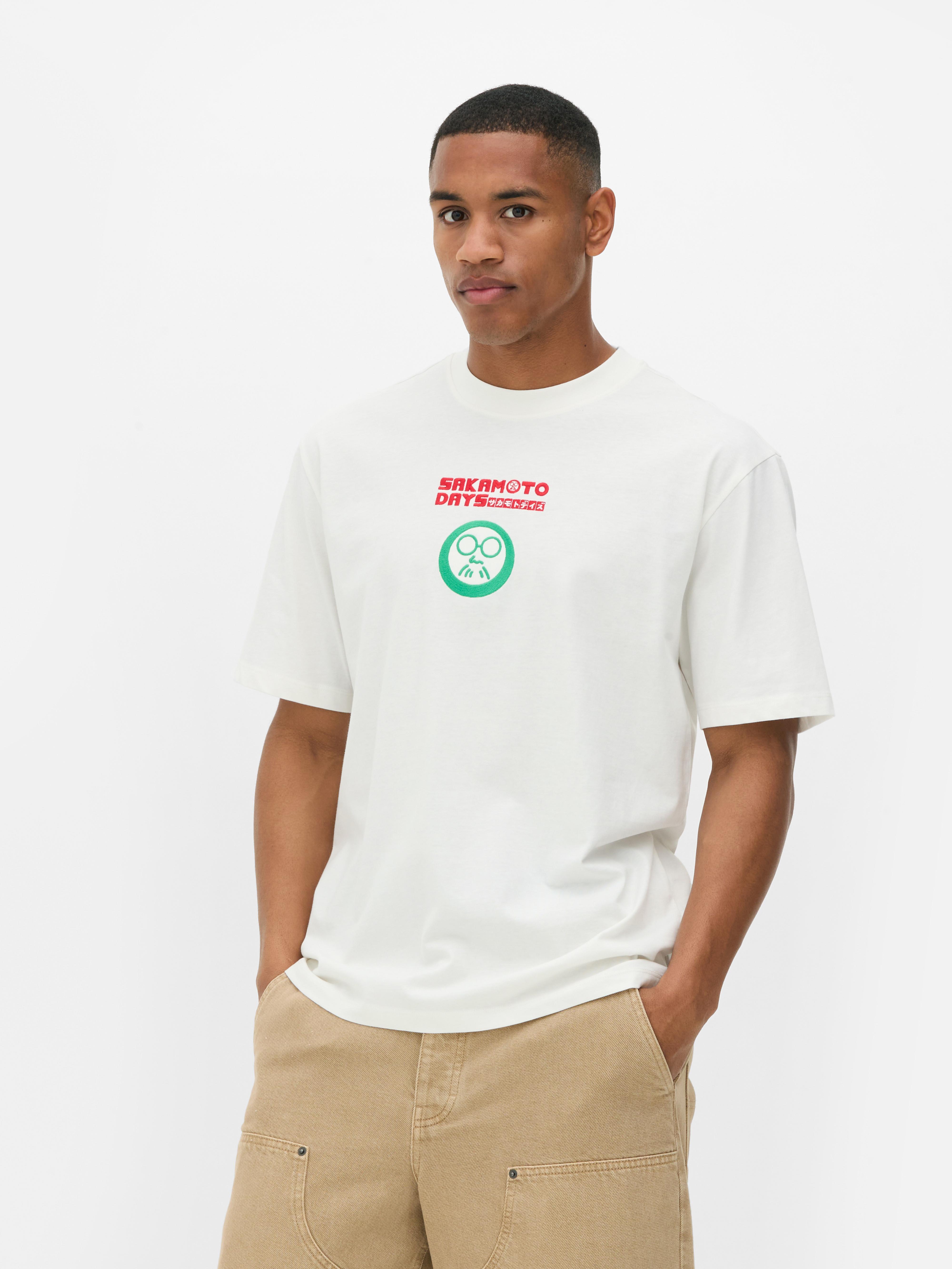T-shirt met print Sakamoto Days