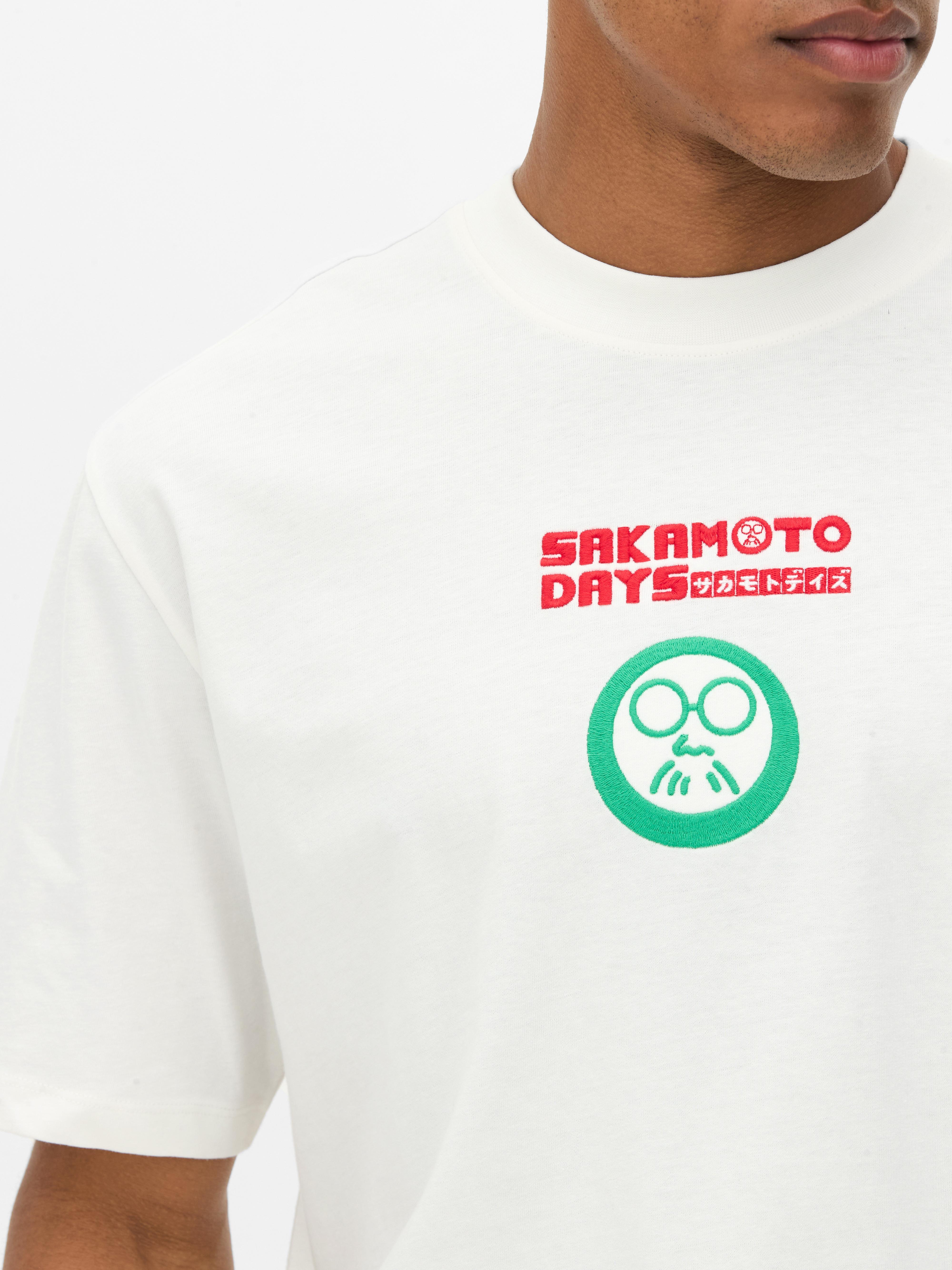 T-shirt met print Sakamoto Days