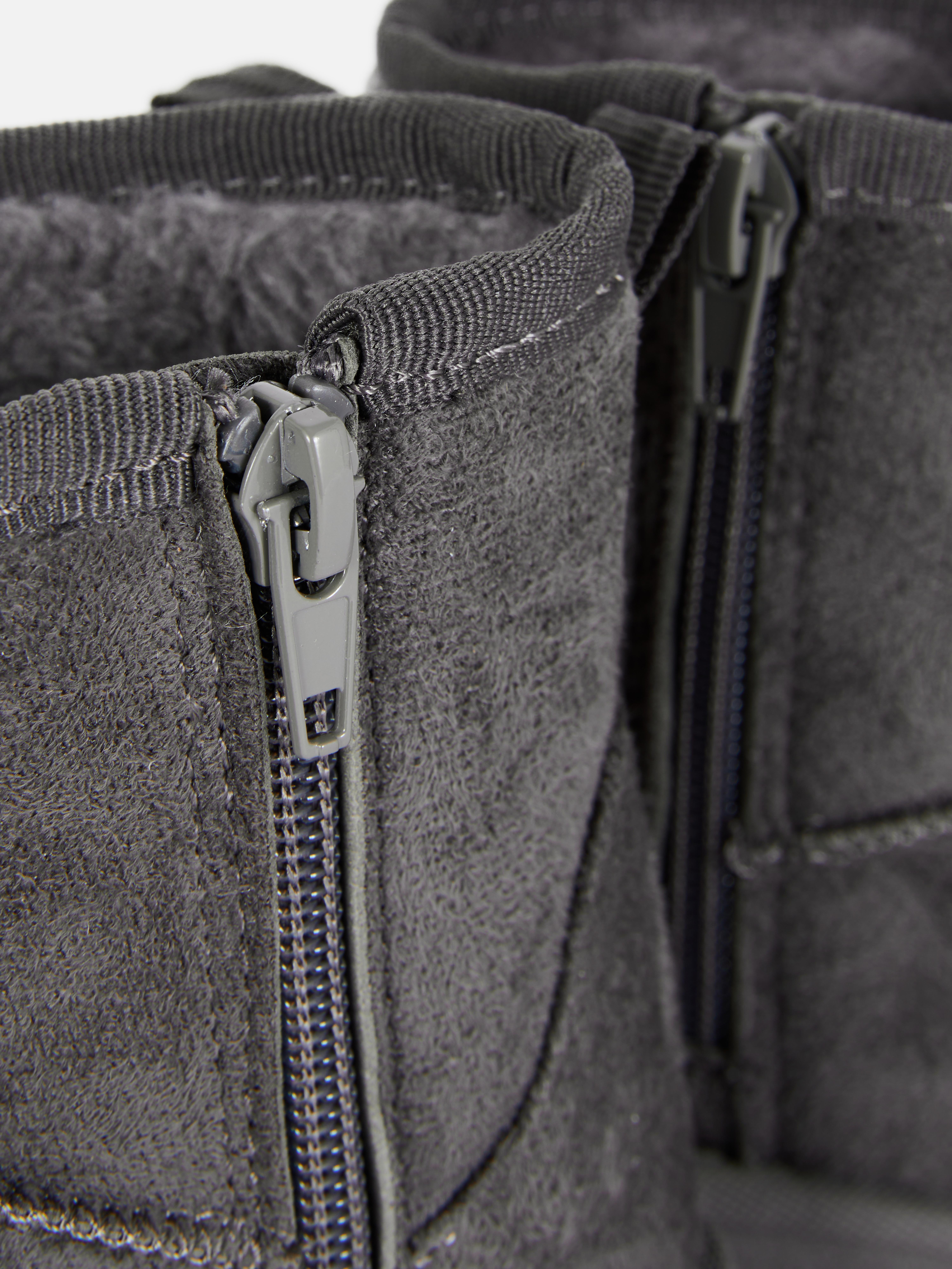 Zip-Up Snug Boots