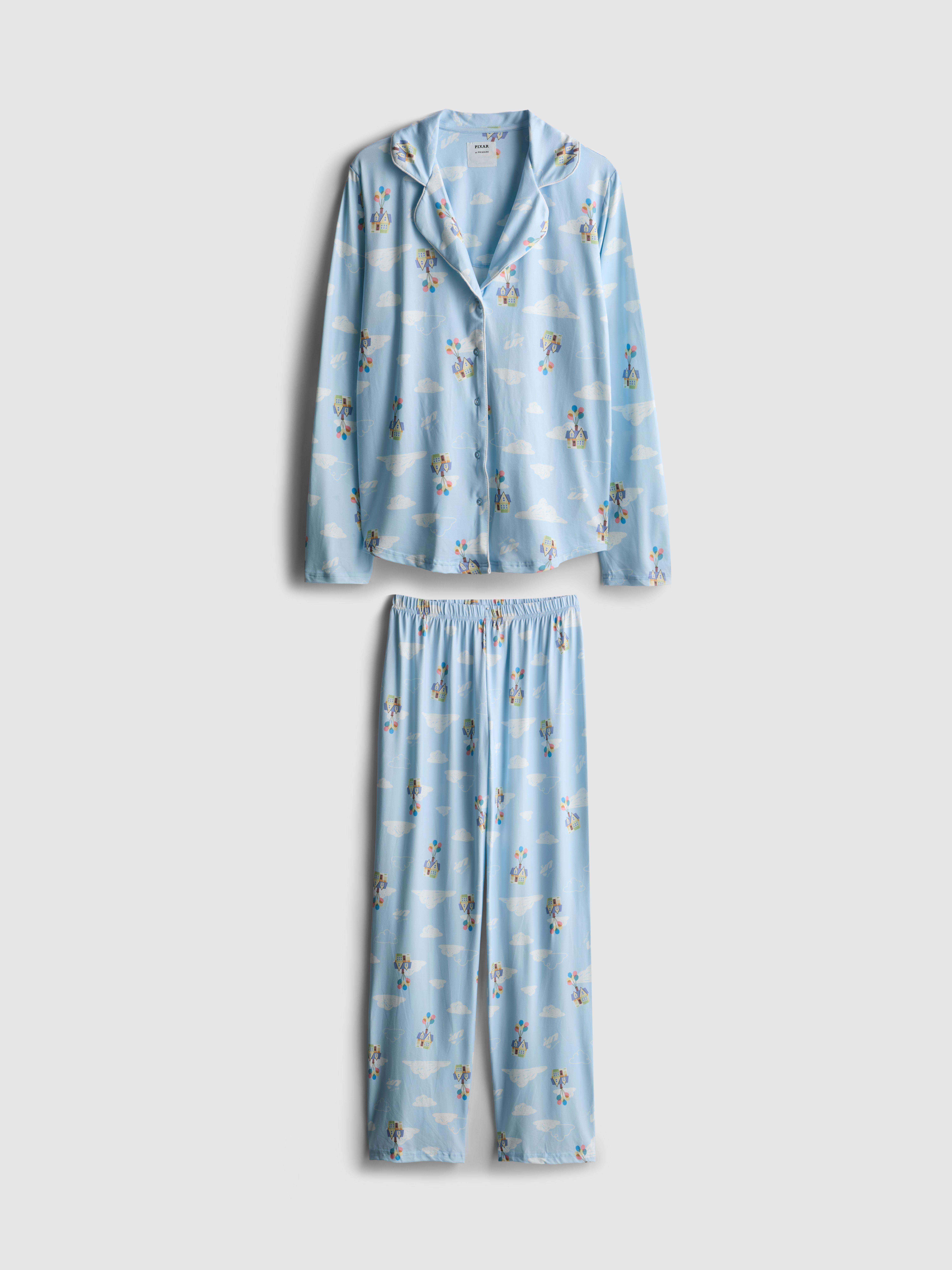 Disney Printed Boyfriend Pajama Set