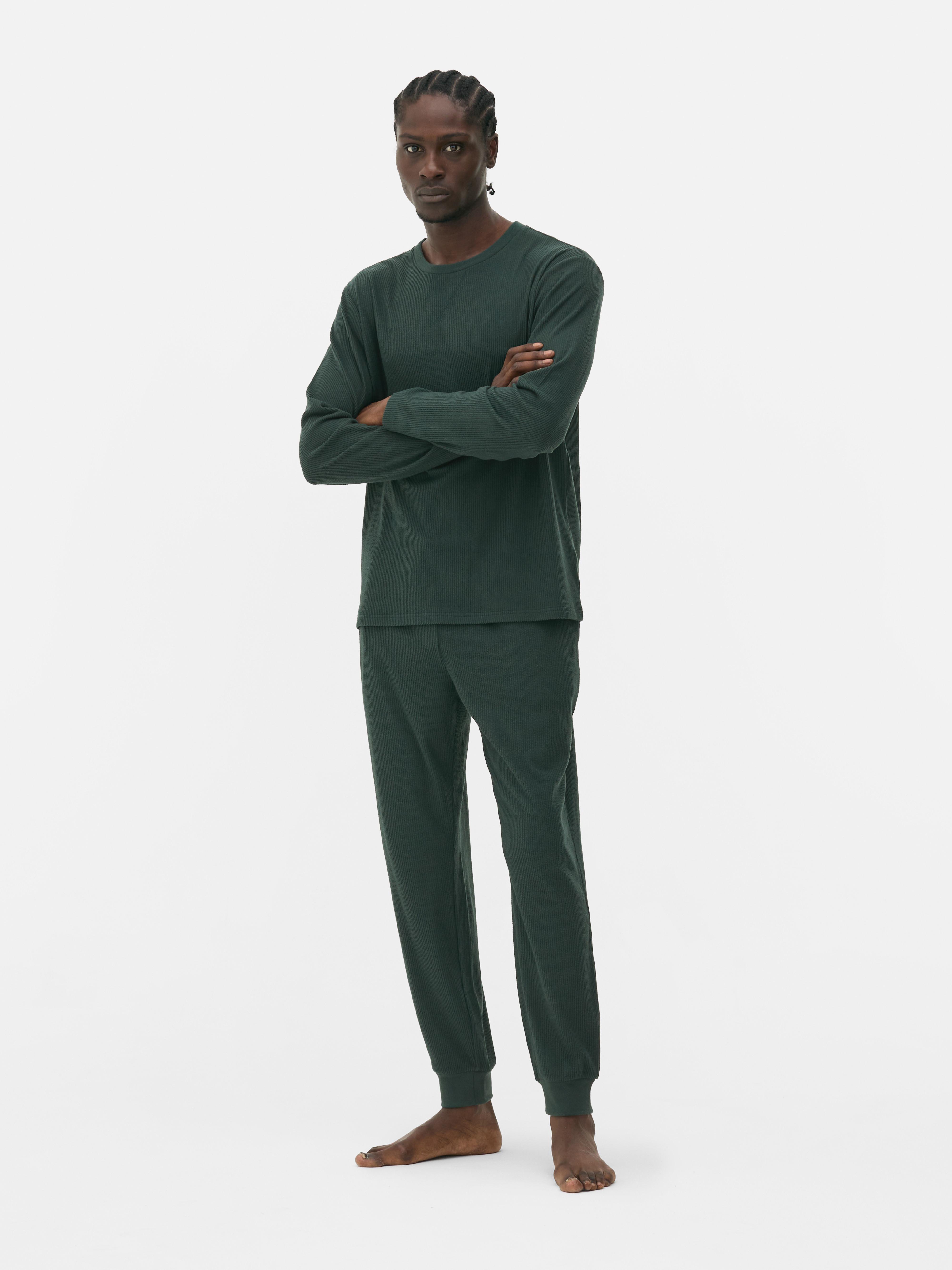 Block Colour Long Pyjamas