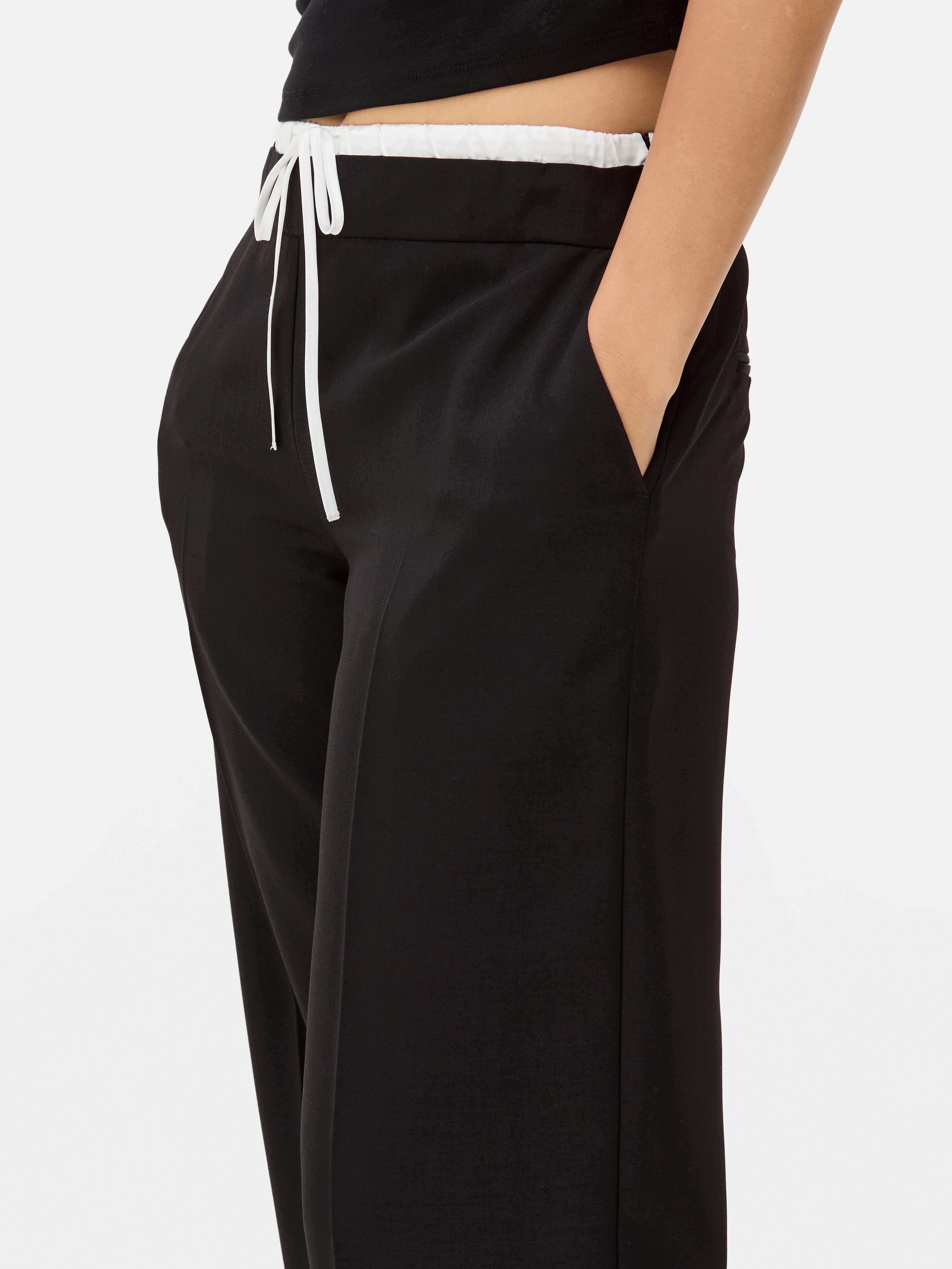 Women's Black Straight Leg Boxer Pants | Primark