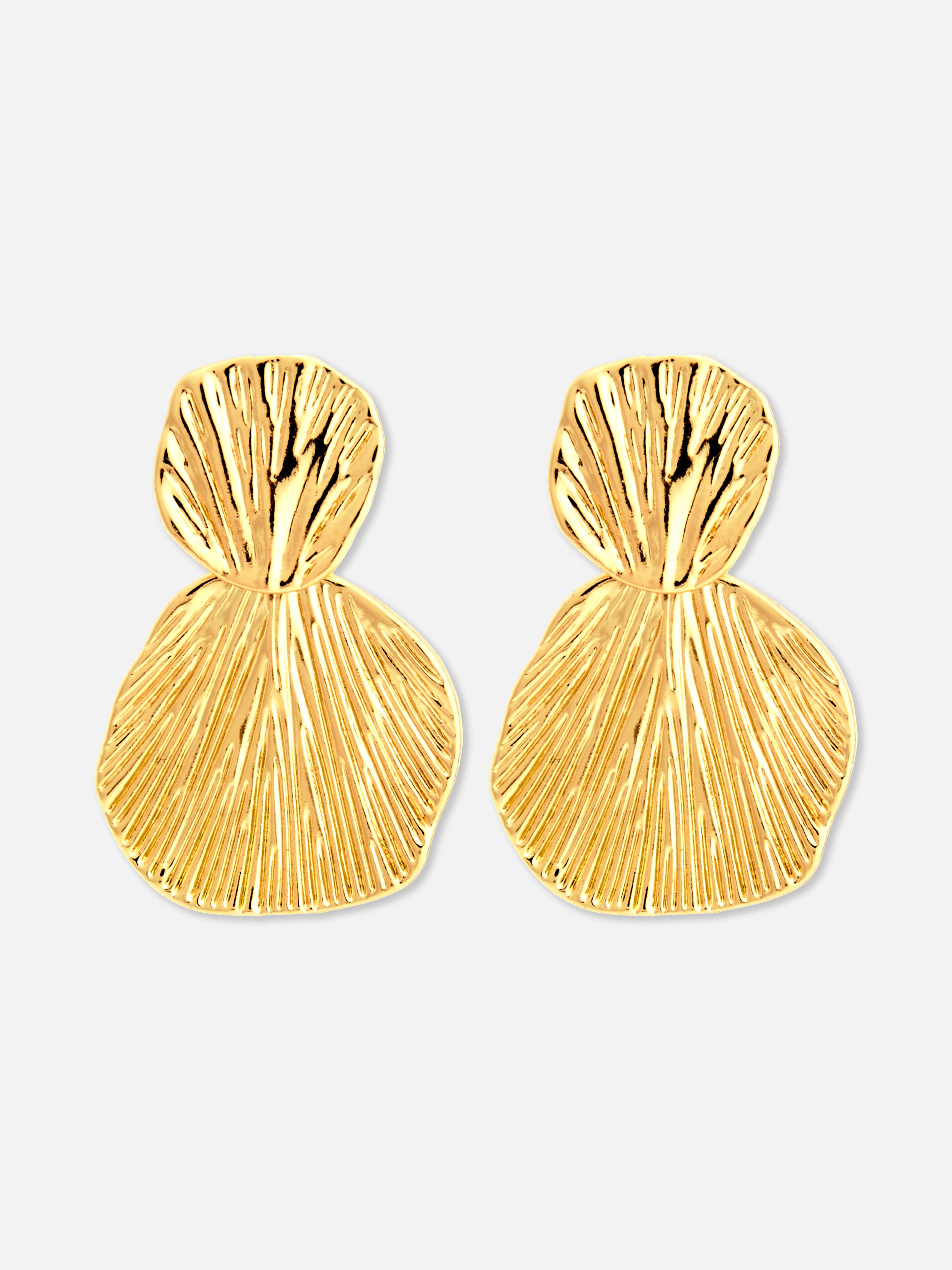 Textured Drop Earrings